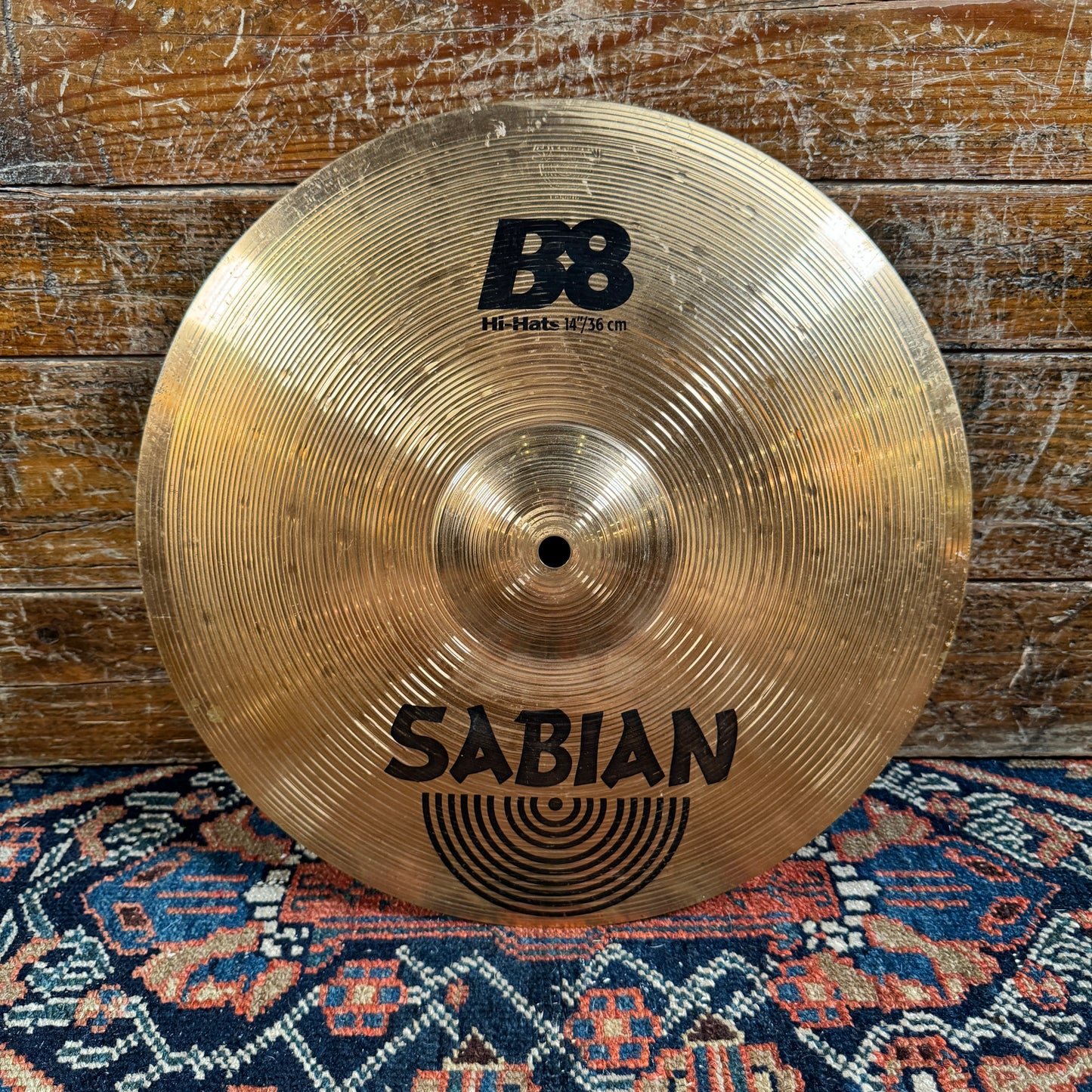 14" Sabian B8 Hi-Hat Cymbal Pair 974g/976g