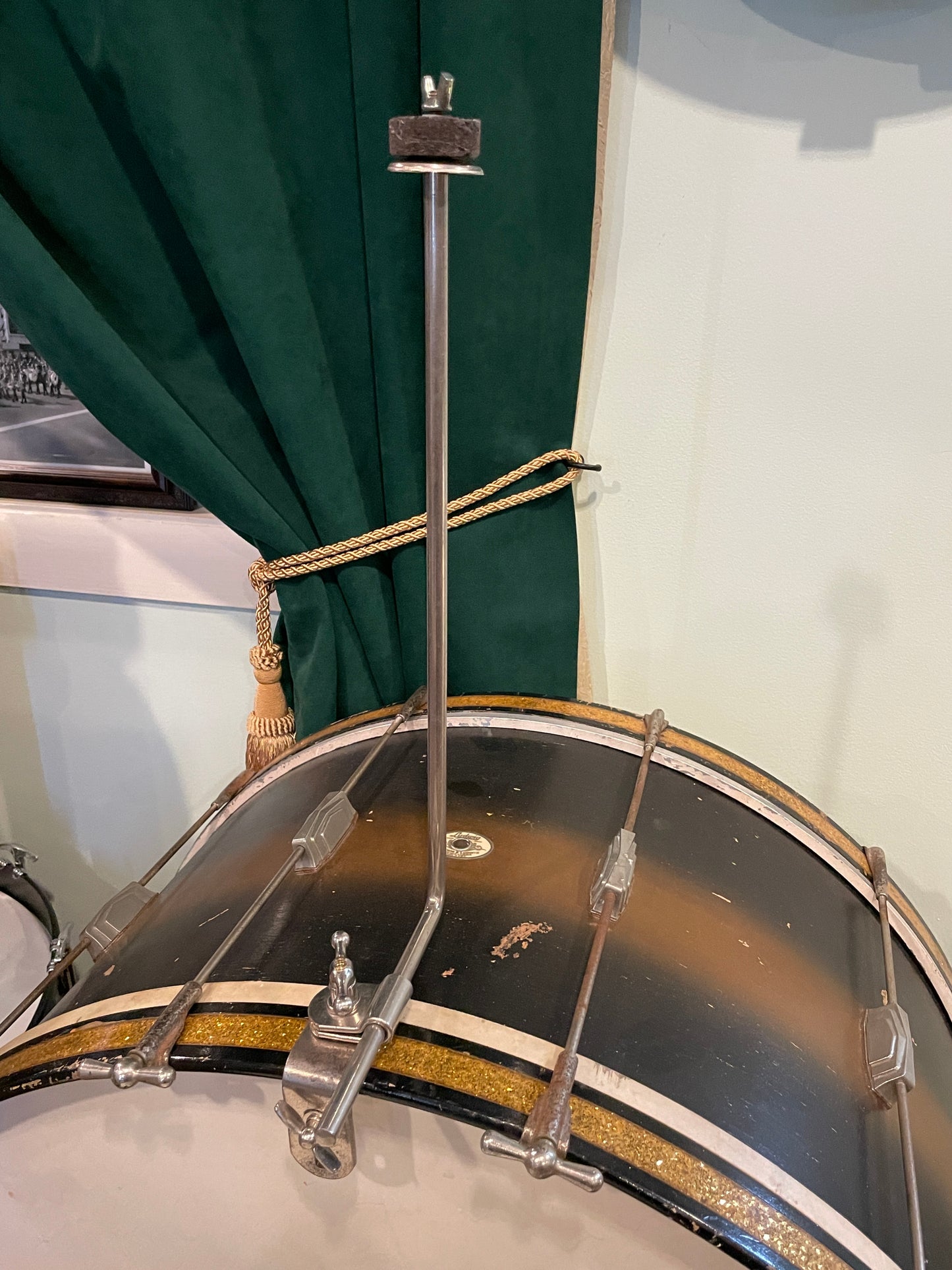1940s Slingerland SP-761S 14" Gene Krupa L-Arm Cymbal Holder Radio King