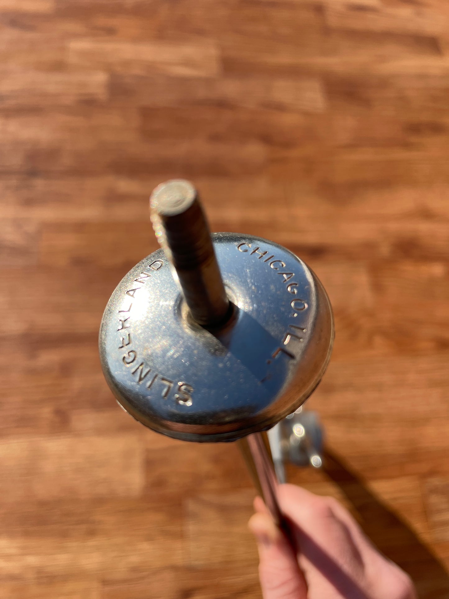 1940s Slingerland SP-761S 14" Gene Krupa L-Arm Cymbal Holder Radio King