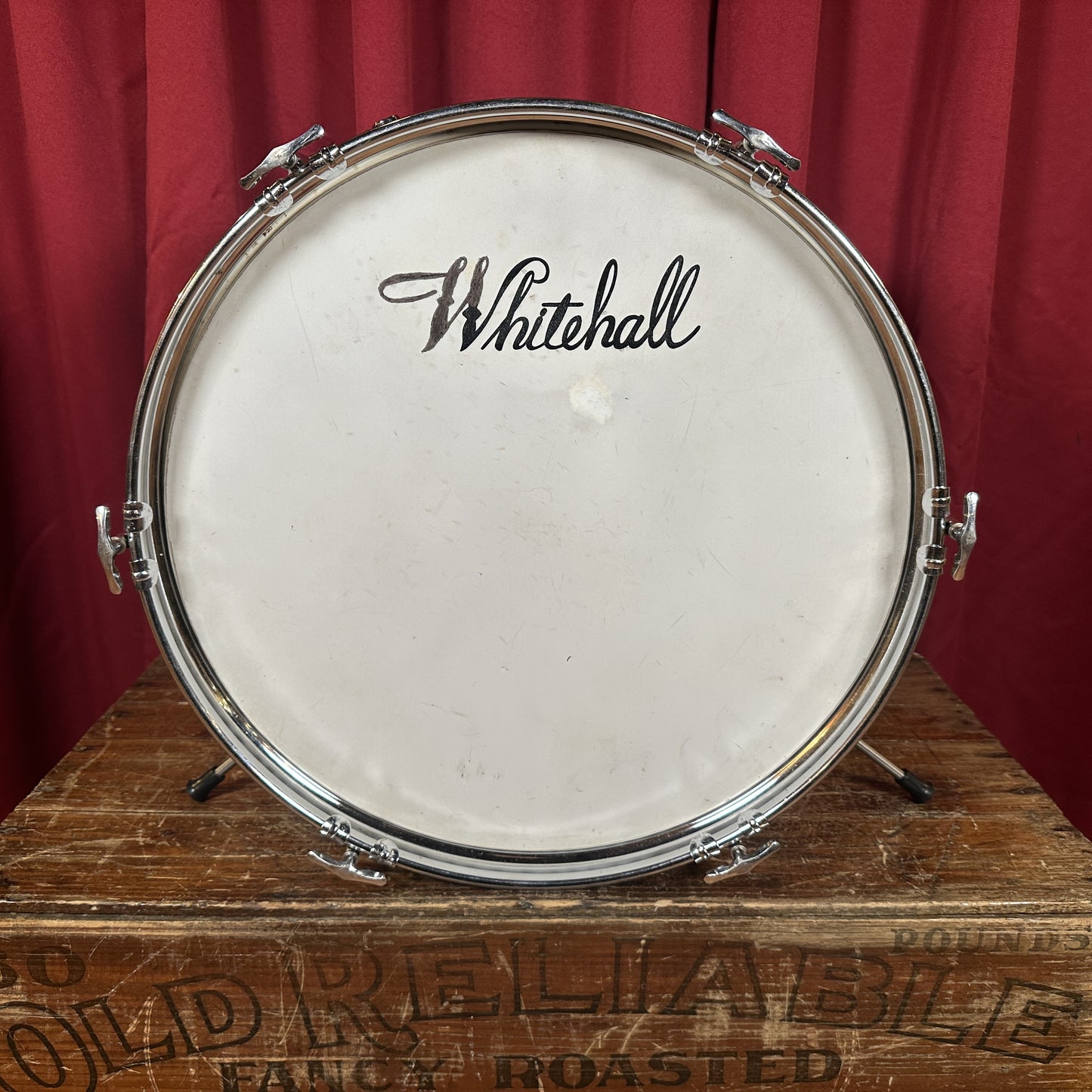 Vintage Whitehall 12x18 Bass Drum Black Diamond Pearl MIJ / Japan