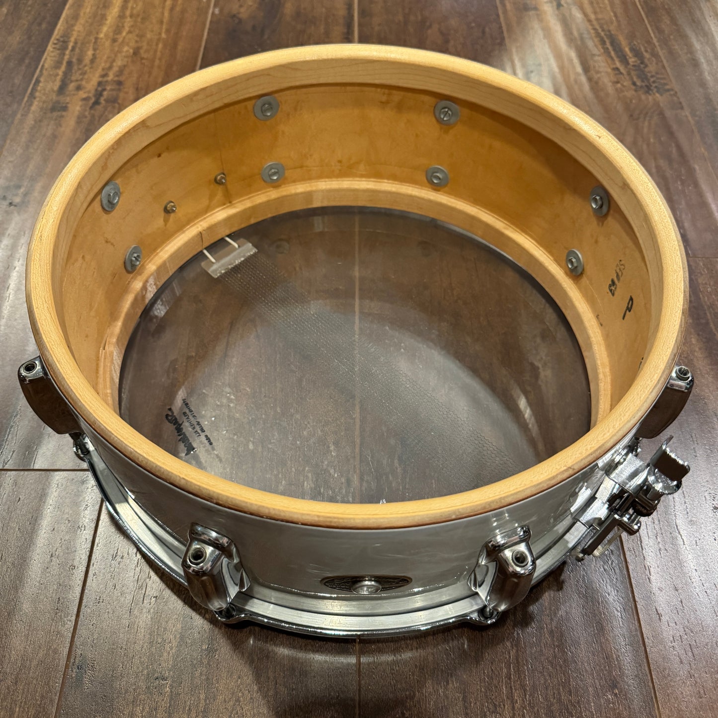 1963 Slingerland 5.5x14 No. 146 Hollywood Ace Snare Drum White Marine Pearl