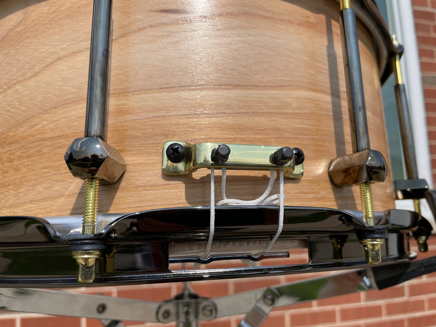 Noble & Cooley 6x14 Special Edition Solid Shell Classic Hackberry Snare Drum Natural Satin