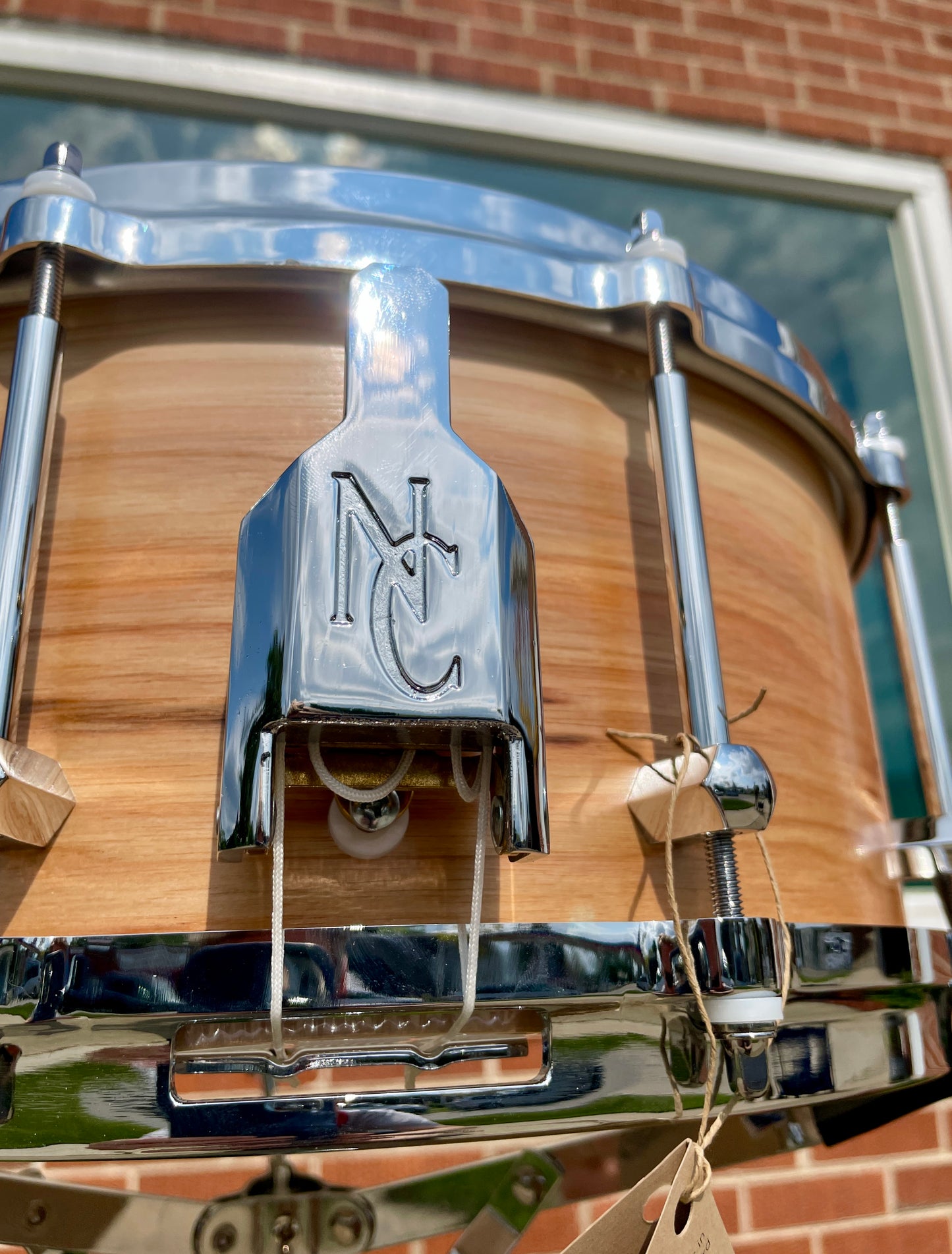 Noble & Cooley 6x14 Special Edition Solid Shell Classic Hickory Snare Drum Natural Satin