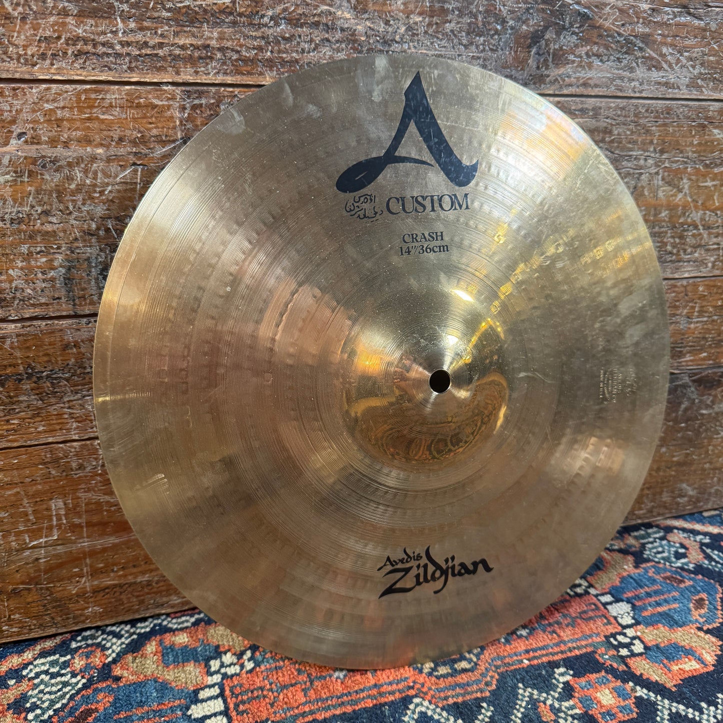 14" Zildjian A Custom Crash Cymbal 744g *Video Demo*