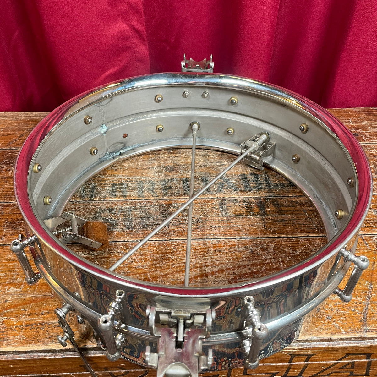 1920s-1930s Ludwig Super-Sensitive 5x14 Snare Drum