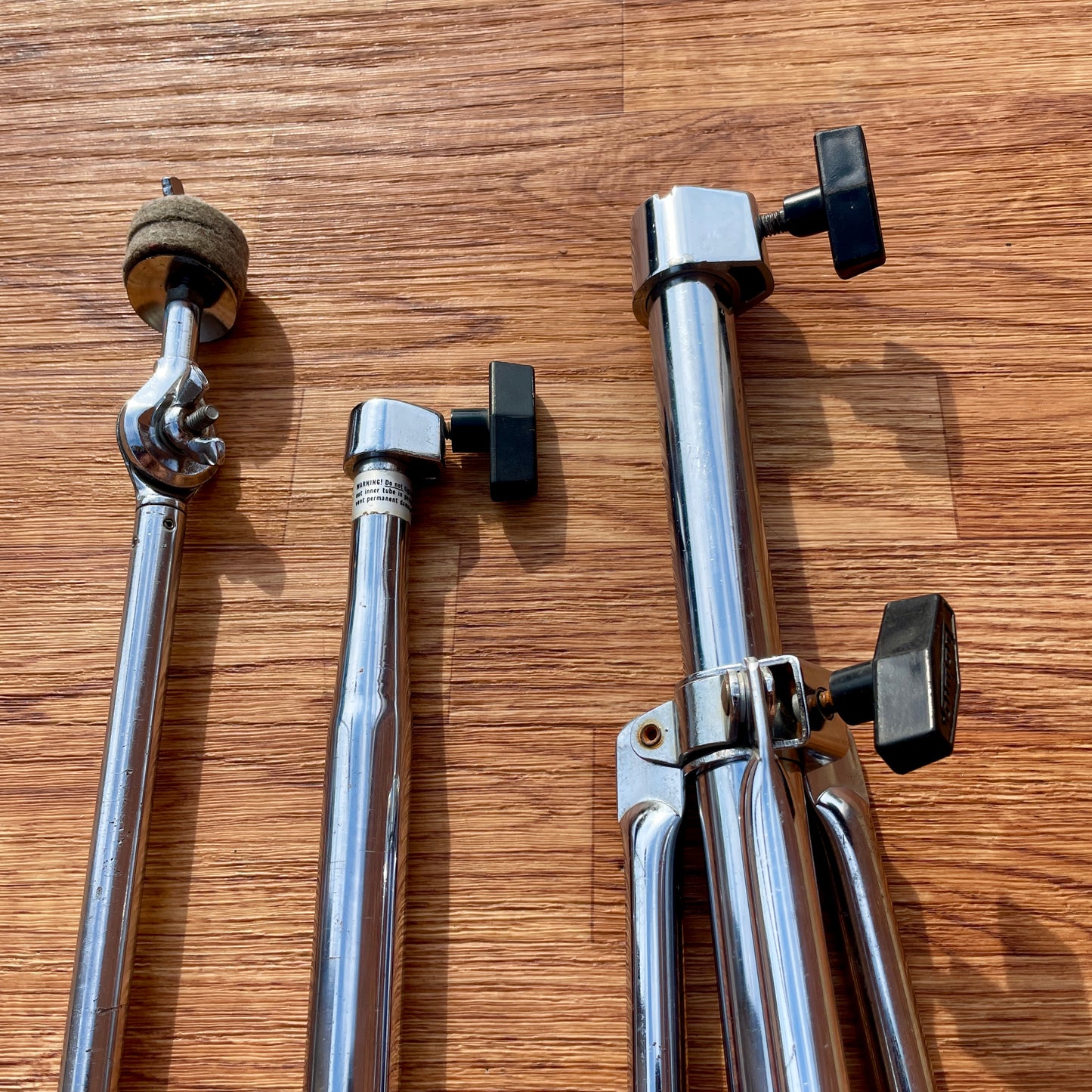 1970s Ludwig Hercules Atlas No. 1405 Straight Cymbal Stand Tubular Legs