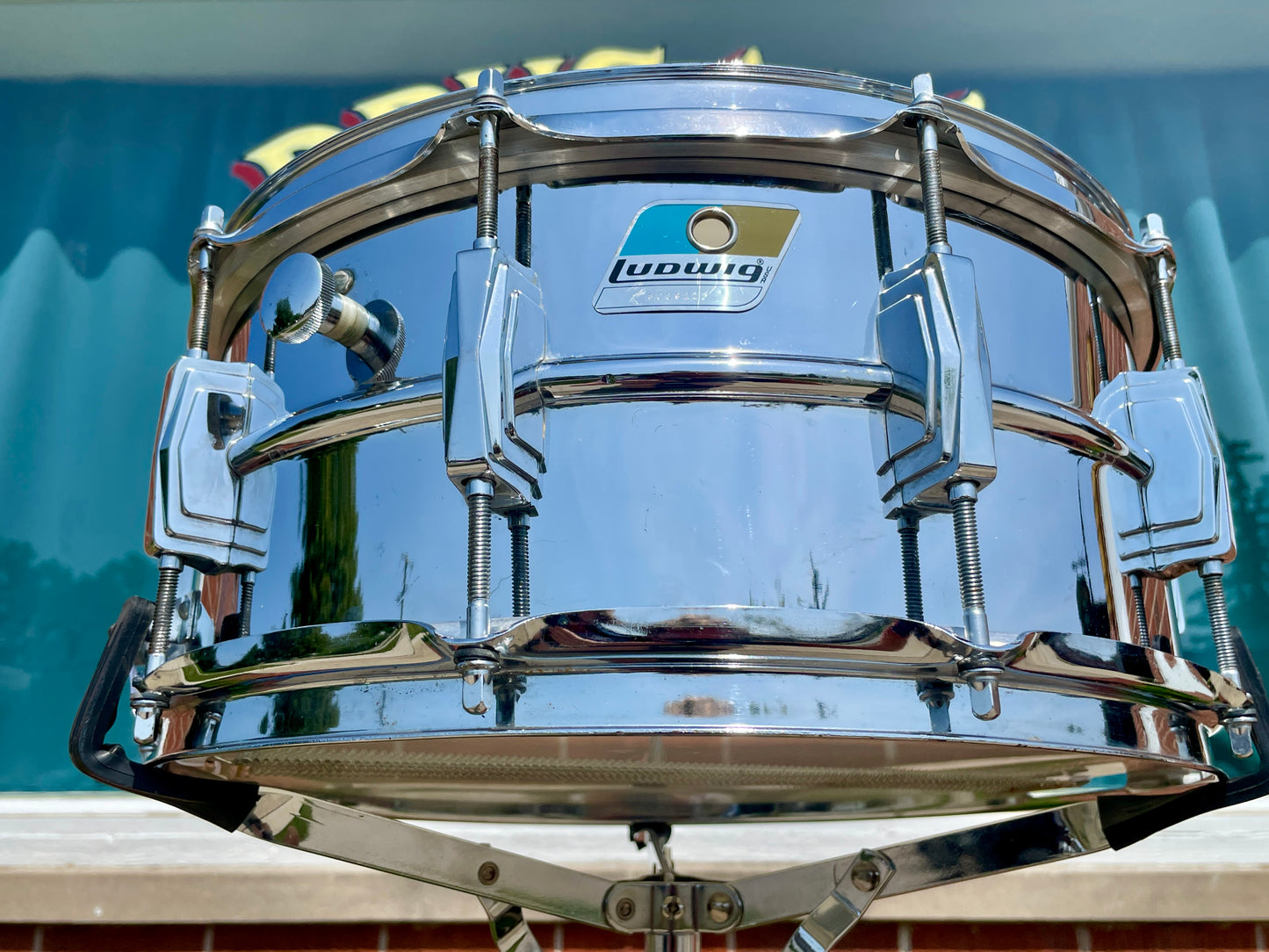 1970s Ludwig 6.5x14 LM402 Supraphonic Snare Drum