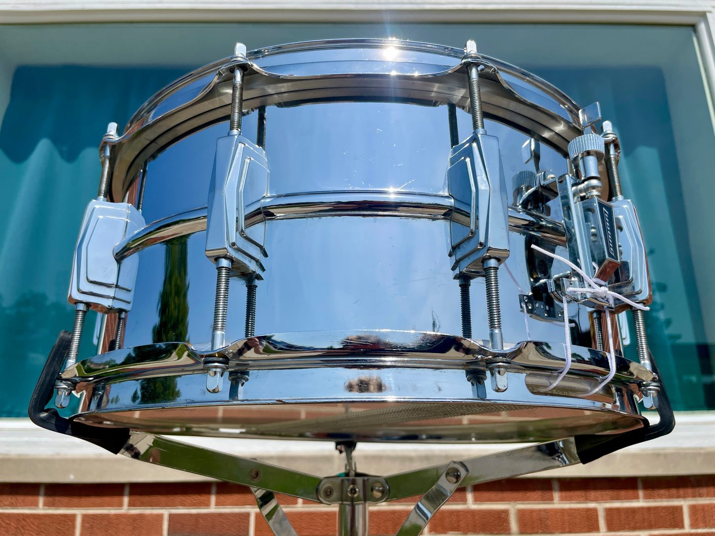 1970s Ludwig 6.5x14 LM402 Supraphonic Snare Drum