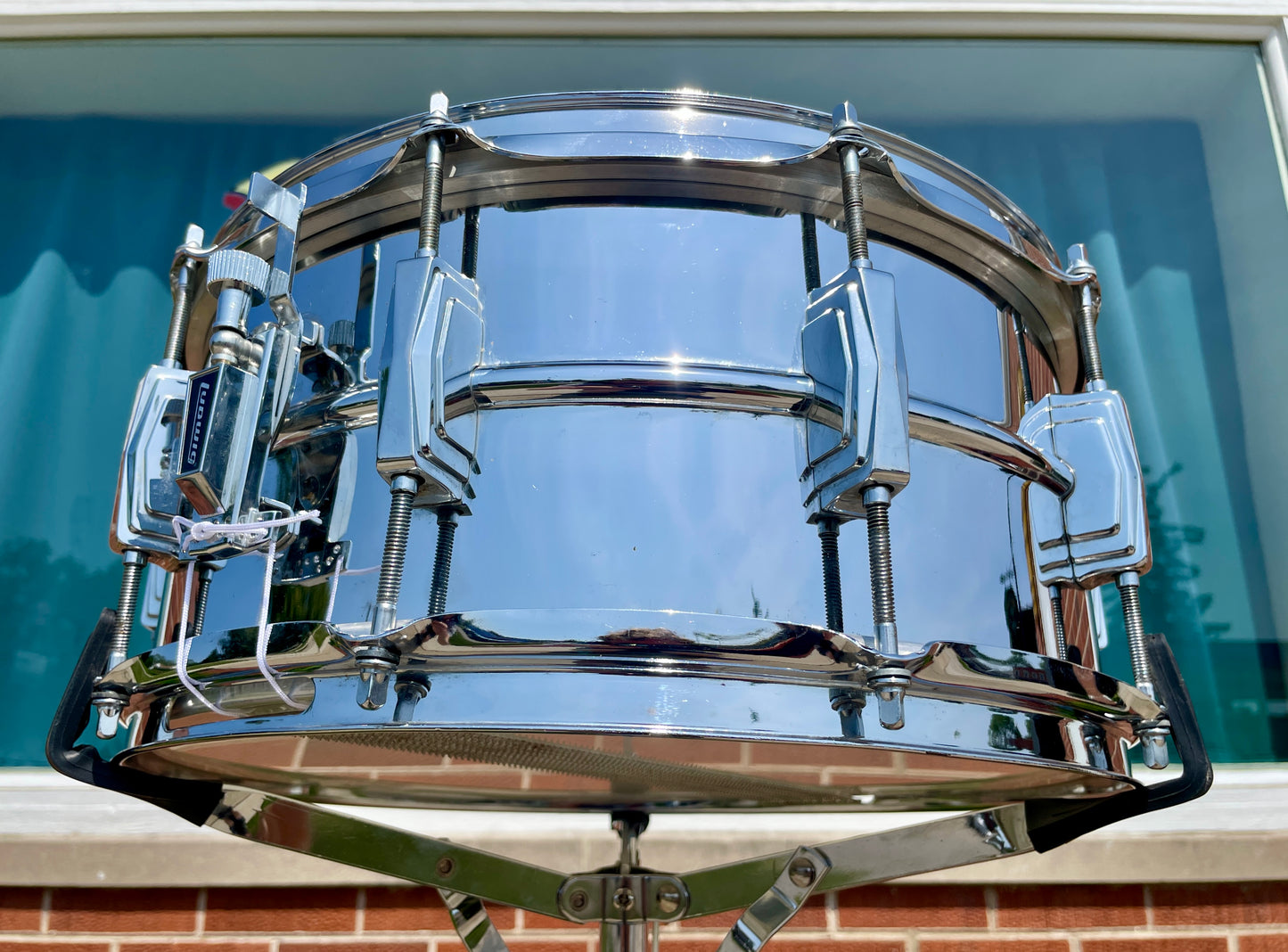 1970s Ludwig 6.5x14 LM402 Supraphonic Snare Drum