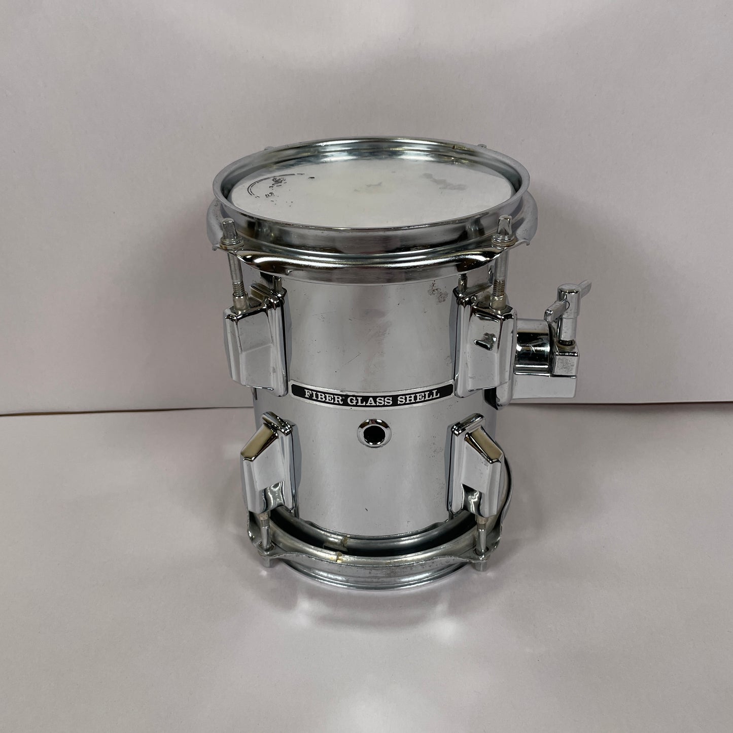 1980s Pearl F Series 6/8/10 Fiberglass Tom Set Chrome w/ TH-90 Tom Arms MIJ