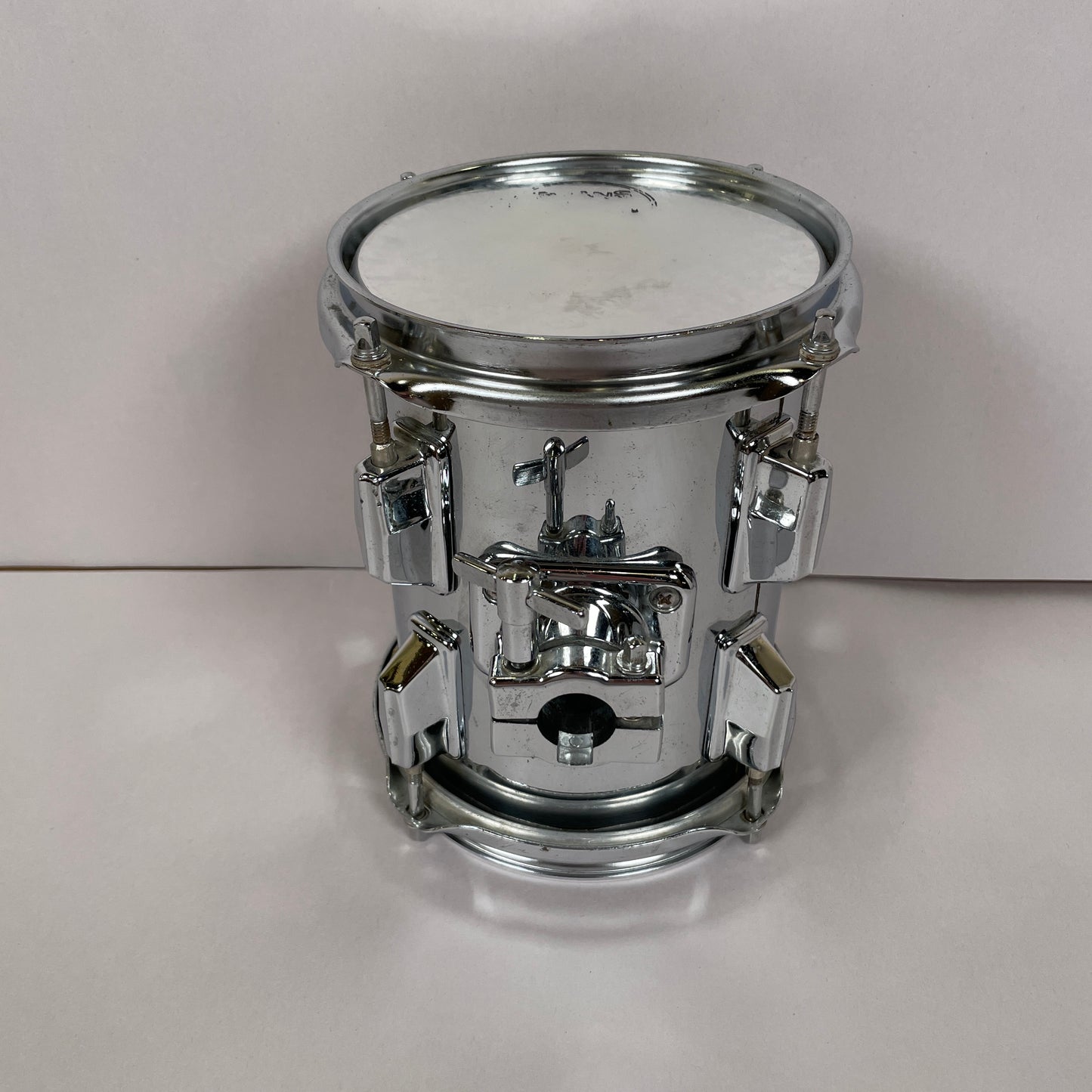 1980s Pearl F Series 6/8/10 Fiberglass Tom Set Chrome w/ TH-90 Tom Arms MIJ
