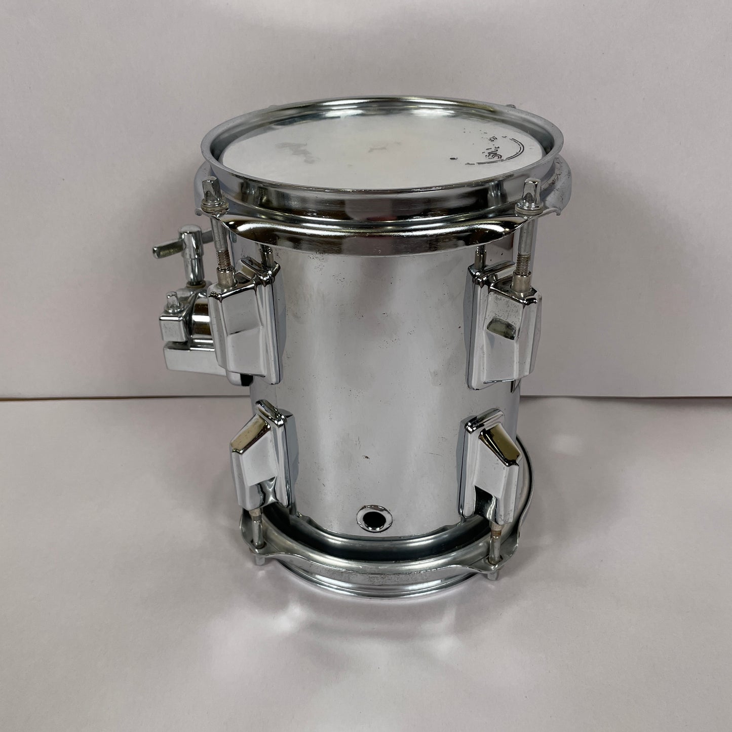 1980s Pearl F Series 6/8/10 Fiberglass Tom Set Chrome w/ TH-90 Tom Arms MIJ