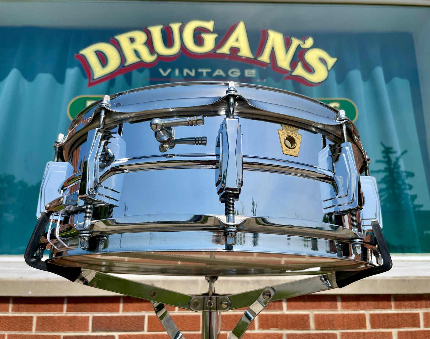 1968 Ludwig 5x14 Supraphonic No. 400 Snare Drum Supra-Phonic