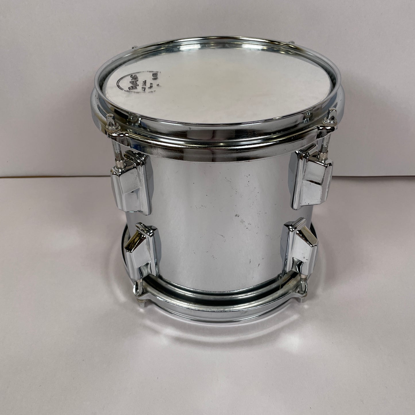1980s Pearl F Series 6/8/10 Fiberglass Tom Set Chrome w/ TH-90 Tom Arms MIJ