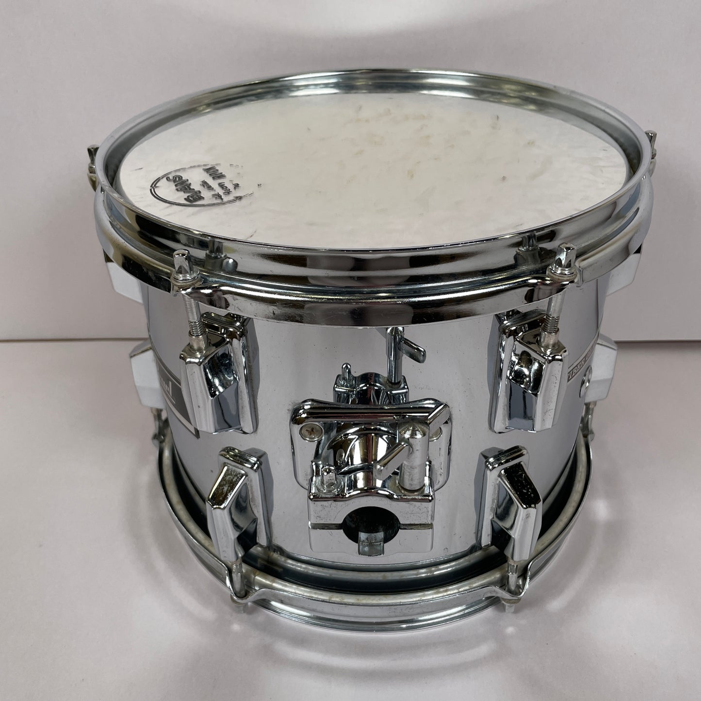 1980s Pearl F Series 6/8/10 Fiberglass Tom Set Chrome w/ TH-90 Tom Arms MIJ