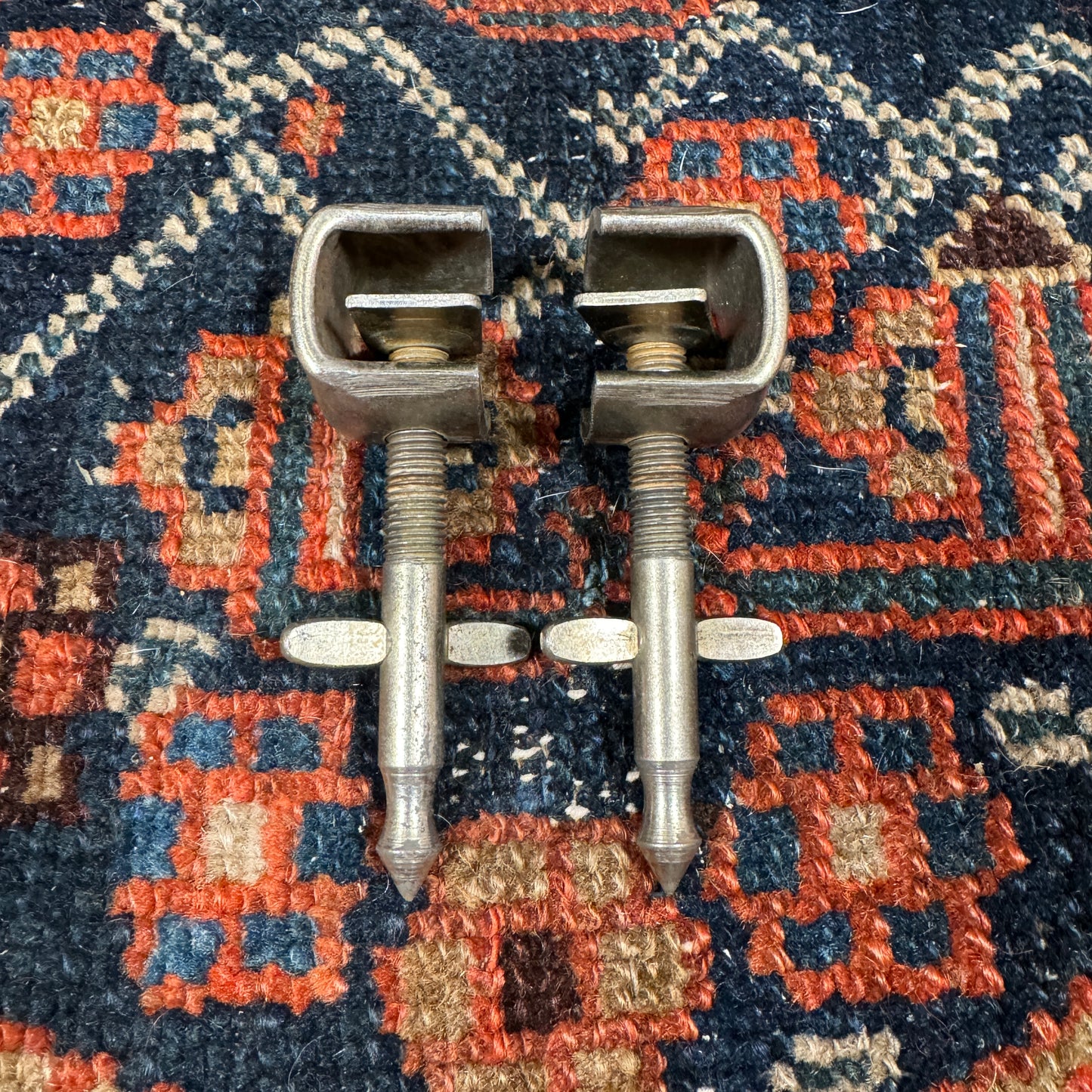 1920s-1930s Ludwig No. 328 Special Lightweight Spurs Bass Drum Hoop Mount