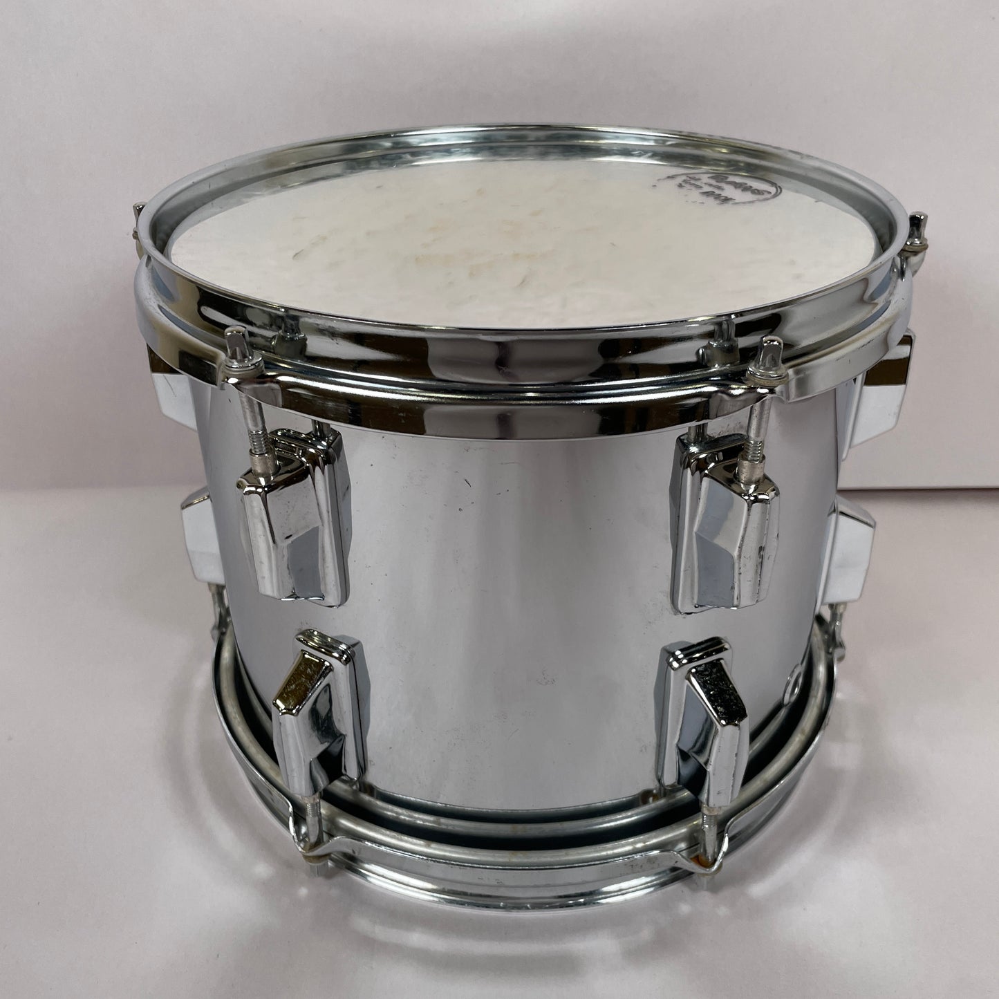 1980s Pearl F Series 6/8/10 Fiberglass Tom Set Chrome w/ TH-90 Tom Arms MIJ