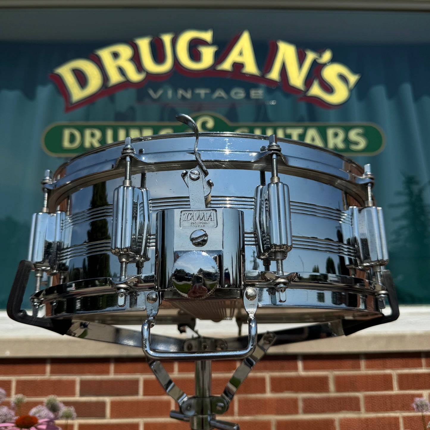 1970s-80s Tama 5x14 No. 8005 Imperialstar King Beat Seamless Steel Snare Drum
