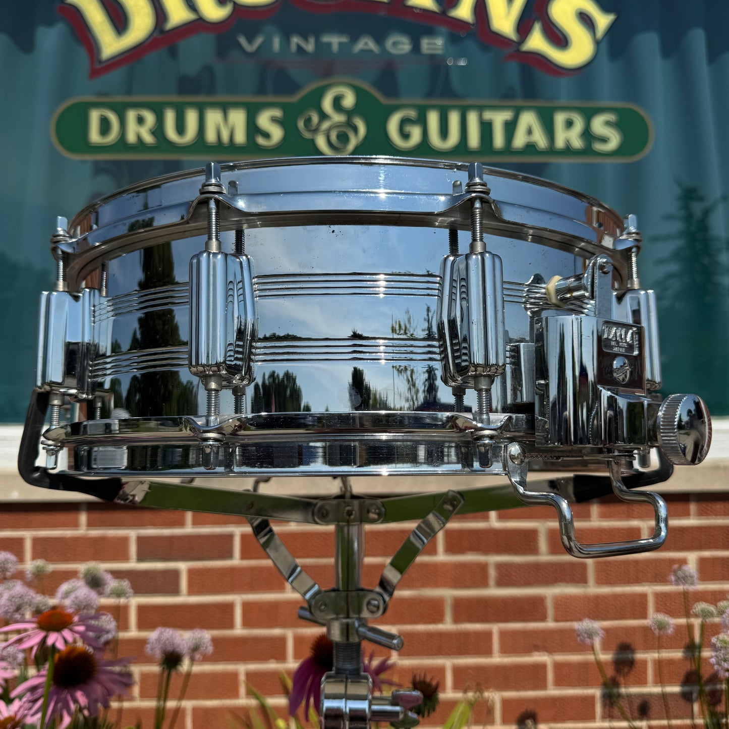 1970s-80s Tama 5x14 No. 8005 Imperialstar King Beat Seamless Steel Snare Drum
