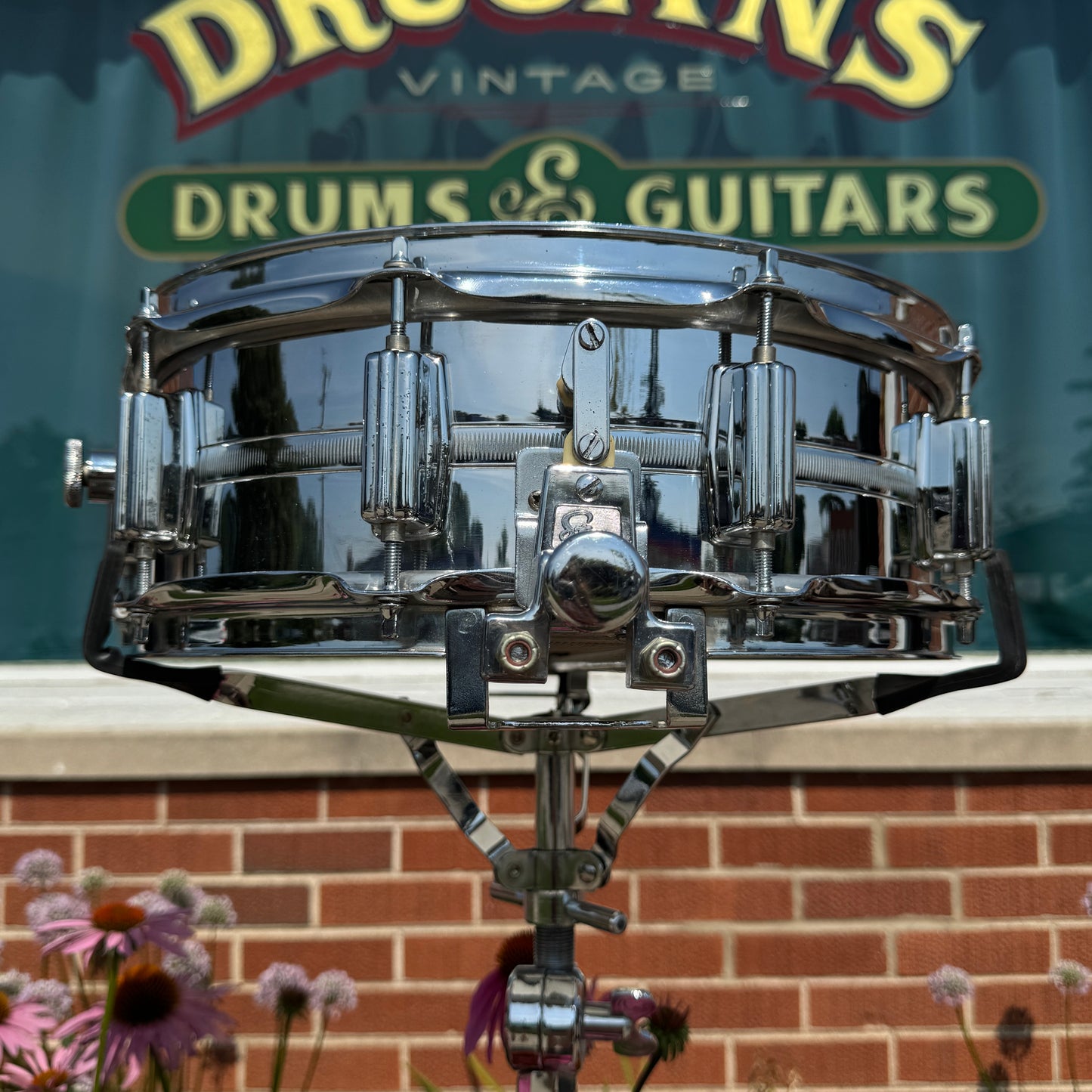 1974 Tama 5x14 No. 8588 Imperialstar King Beat Seamless Steel Snare Drum 8005