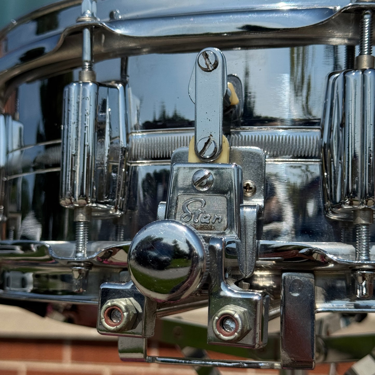 1974 Tama 5x14 No. 8588 Imperialstar King Beat Seamless Steel Snare Drum 8005