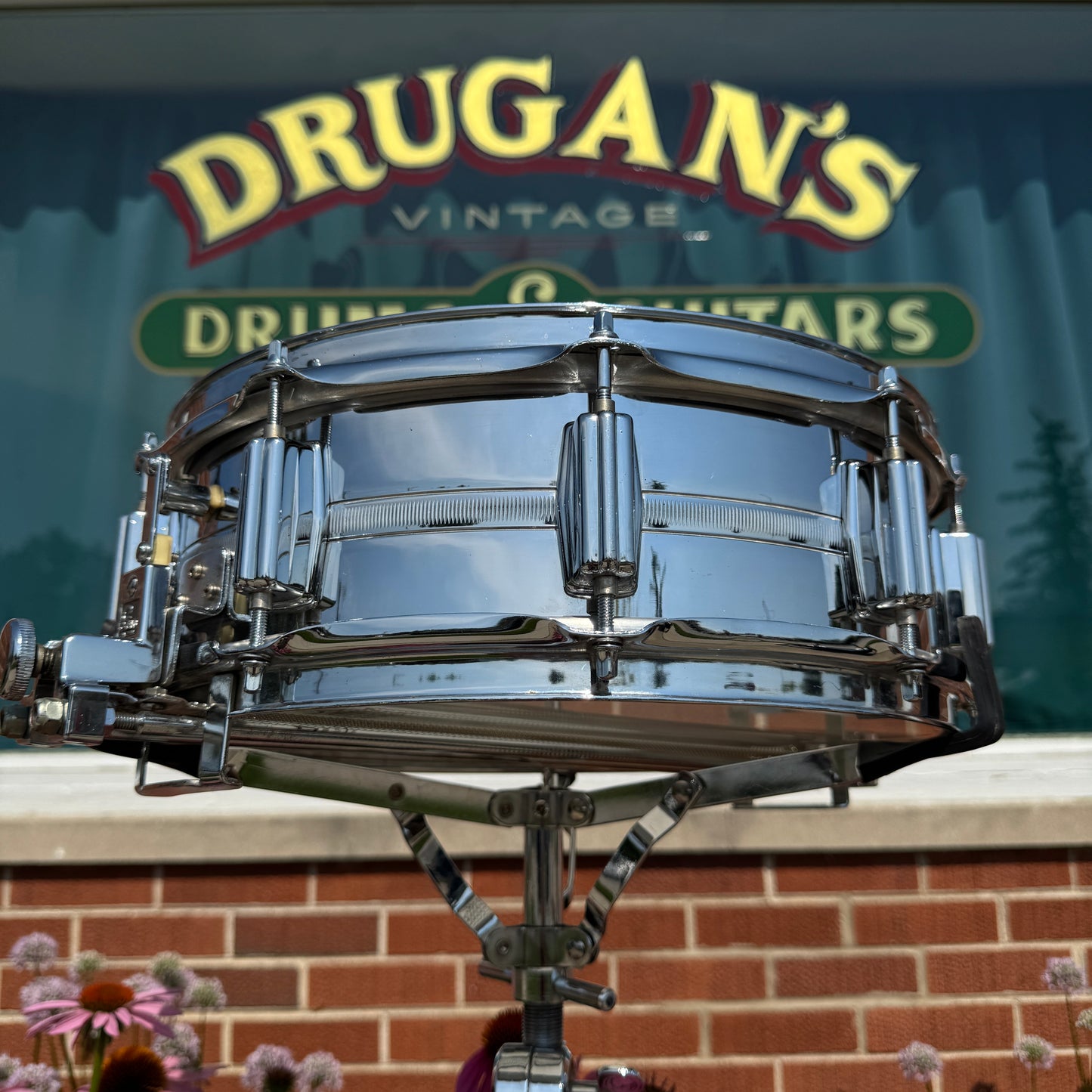 1974 Tama 5x14 No. 8588 Imperialstar King Beat Seamless Steel Snare Drum 8005