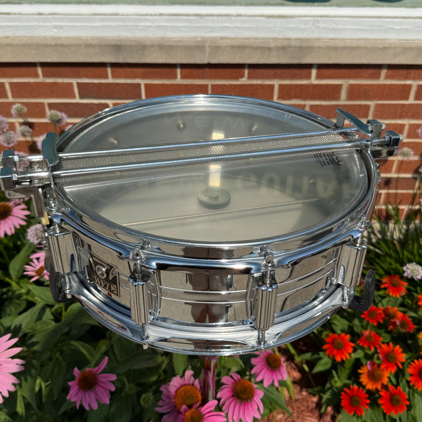 1974 Tama 5x14 No. 8588 Imperialstar King Beat Seamless Steel Snare Drum 8005