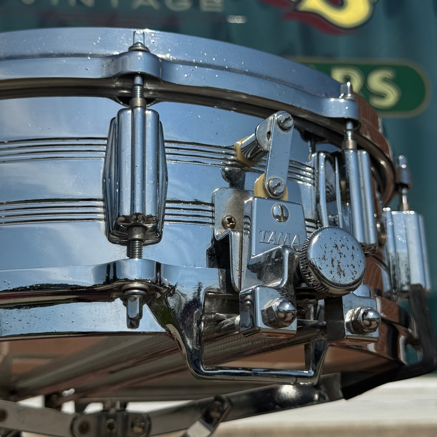 1970s Tama 5x14 No. 8005 Imperialstar King Beat Seamless Steel Snare Drum