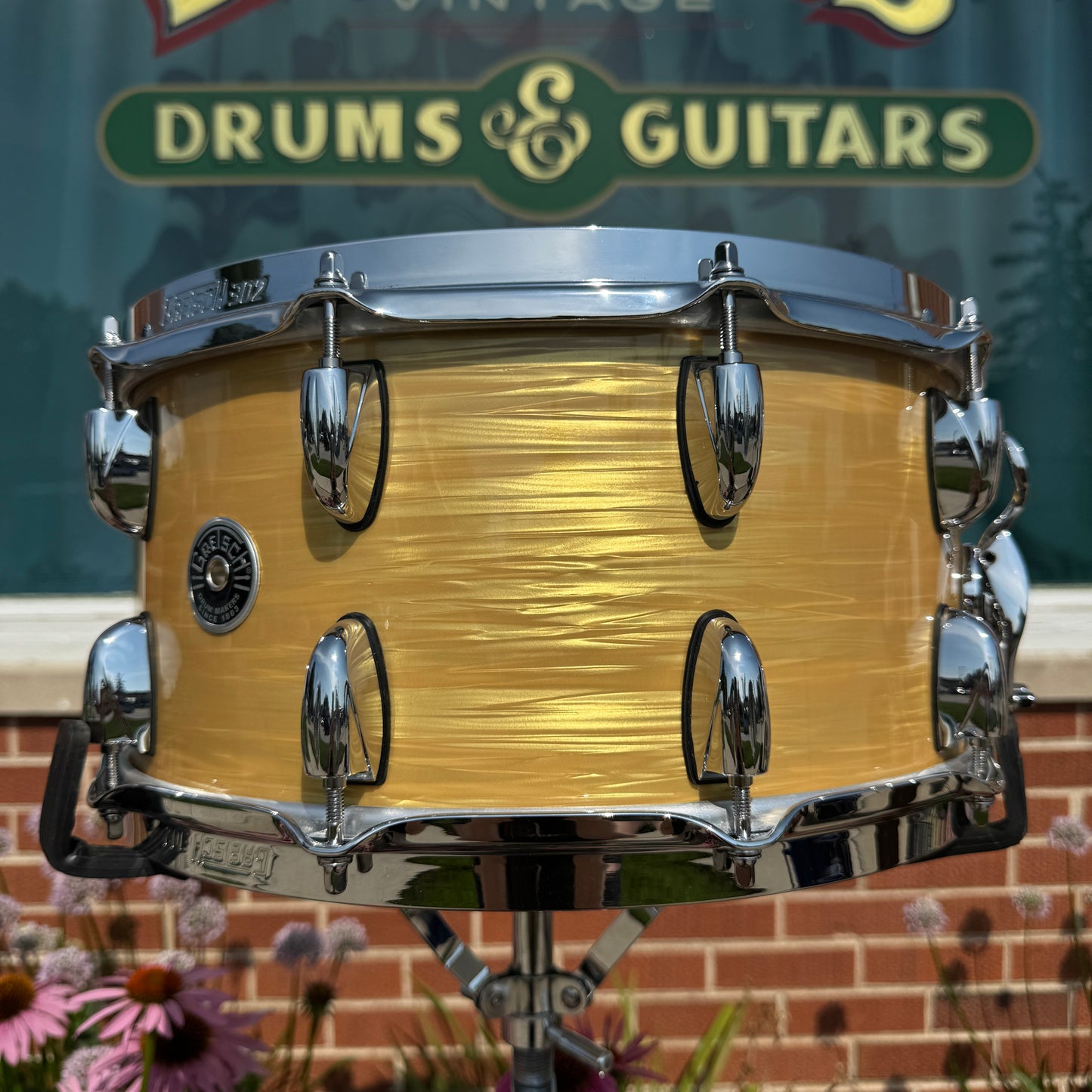 Gretsch Brooklyn 7x14 Snare Drum Antique Oyster