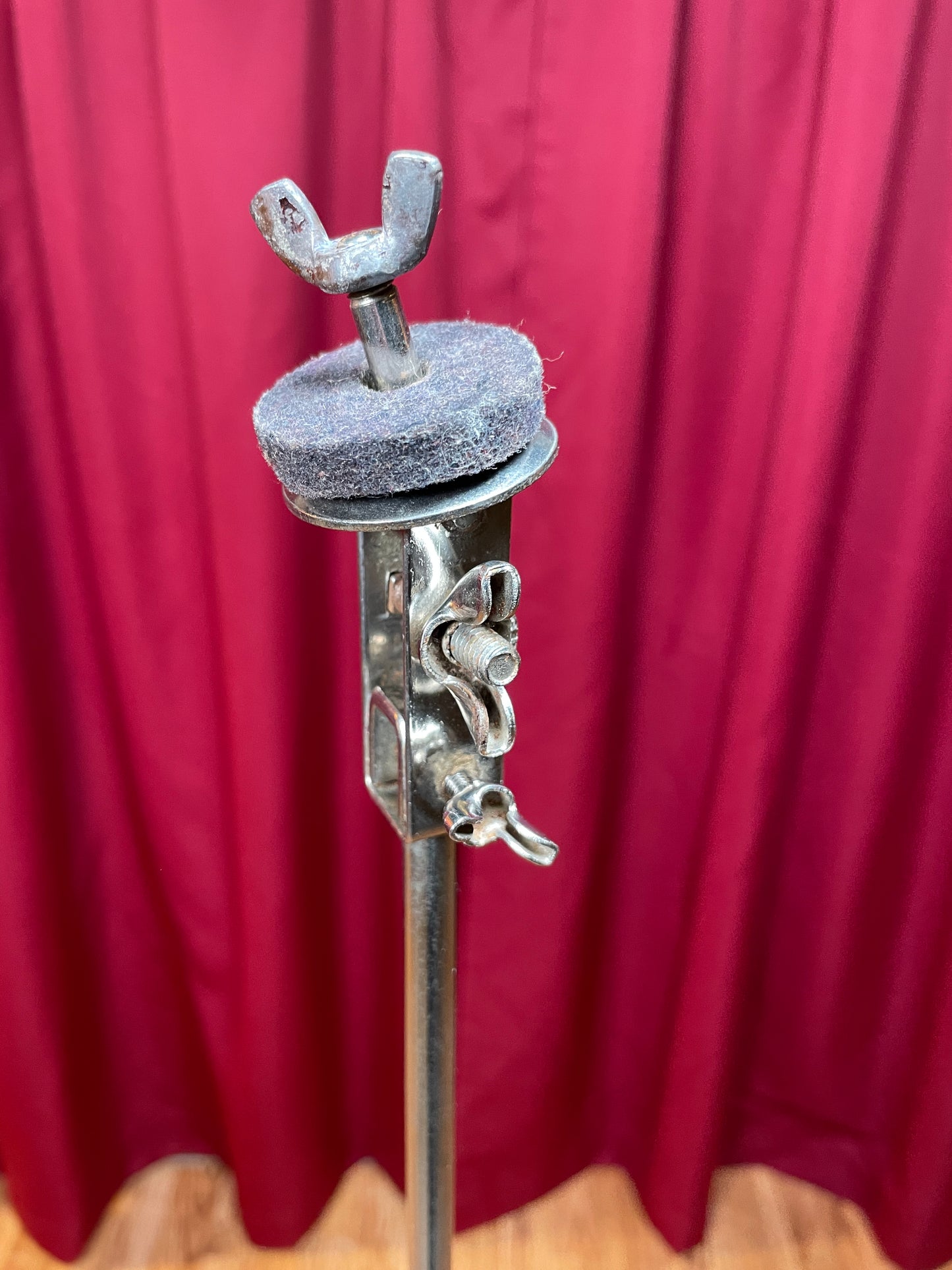 1940s Slingerland SP-33B Gene Krupa Special Cymbal Floor Stand w/ Cymbal Tilter Radio King Era