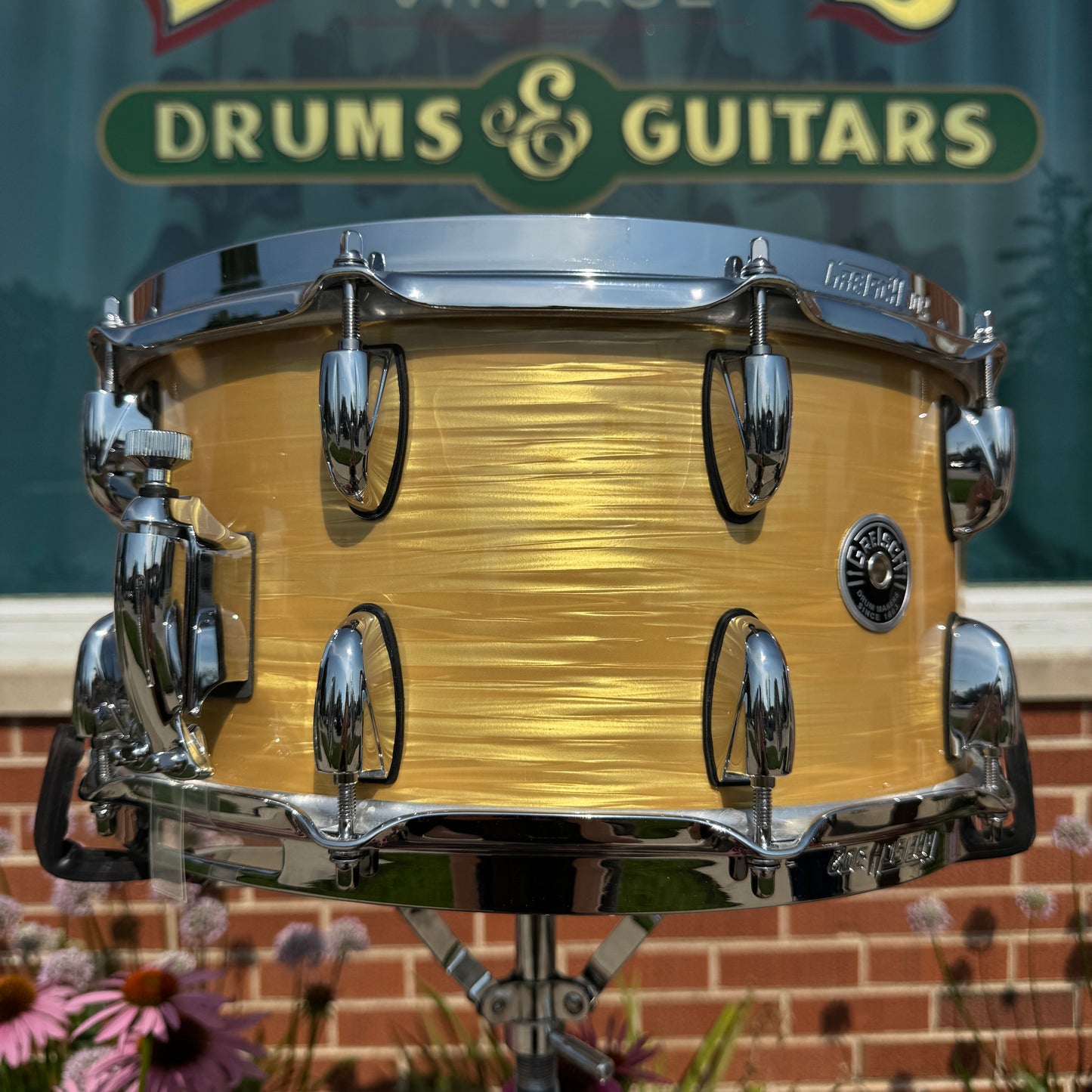 Gretsch Brooklyn 7x14 Snare Drum Antique Oyster