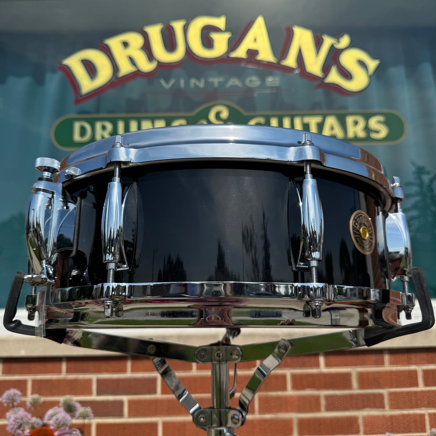 Gretsch USA Custom 5x14 Snare Drum Piano Black Gloss
