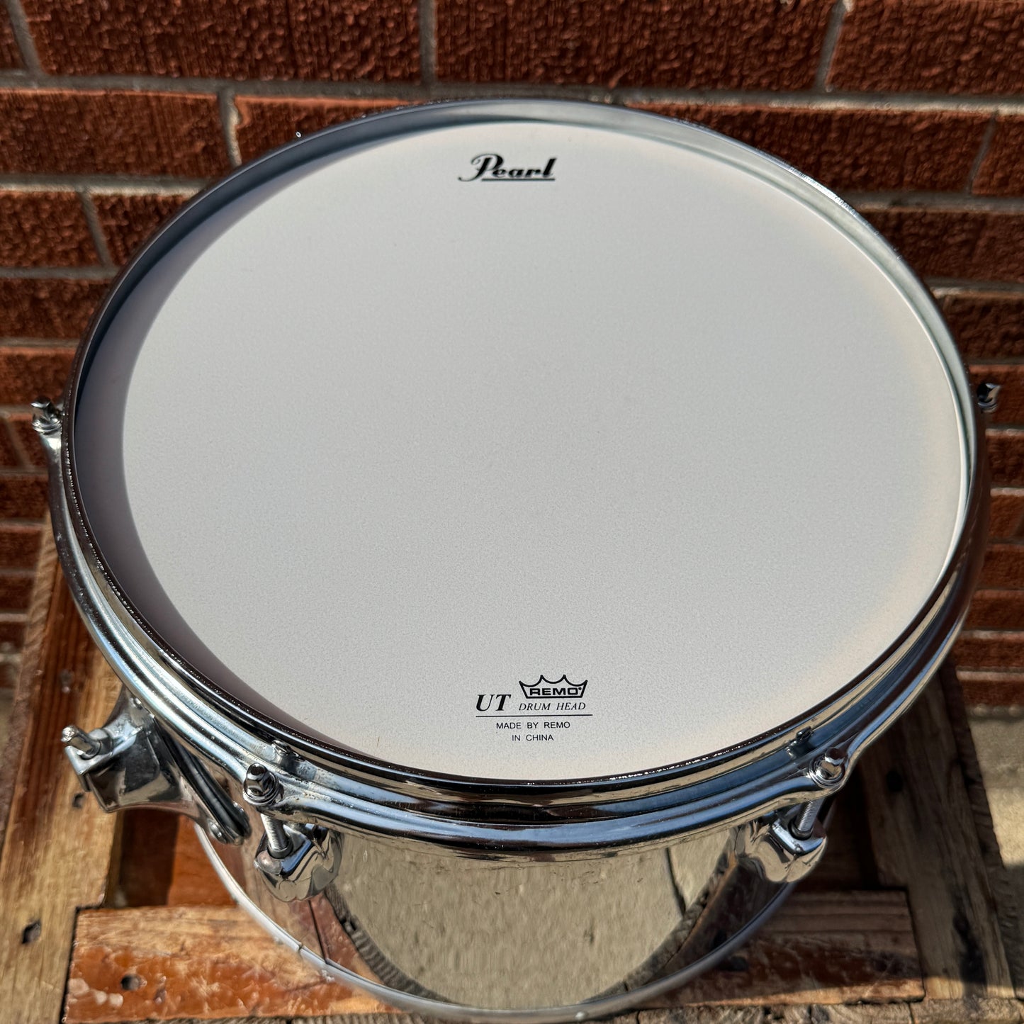 1970s Slingerland Chrome Over Wood 8x12 Concert Tom COW