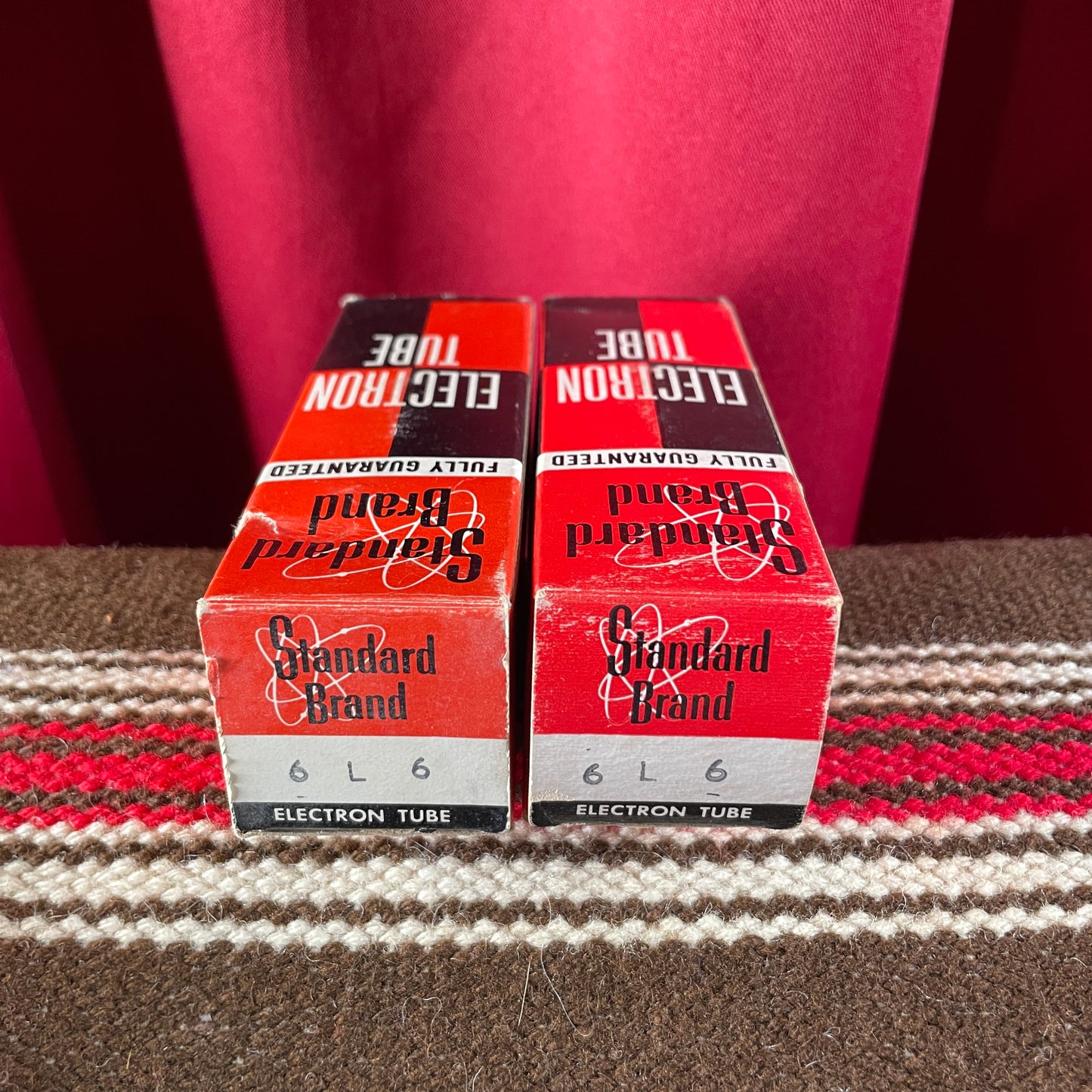 Vintage Tung-Sol 6L6GC Amplifier Power Tubes Duet Set of 2 Made in USA #66