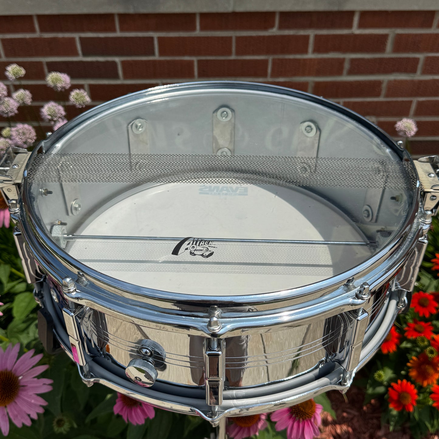 1960s Leedy by Slingerland 5x14 Shelly Manne Model COB Snare Drum No. 393 Slingerleedy Chrome Over Brass