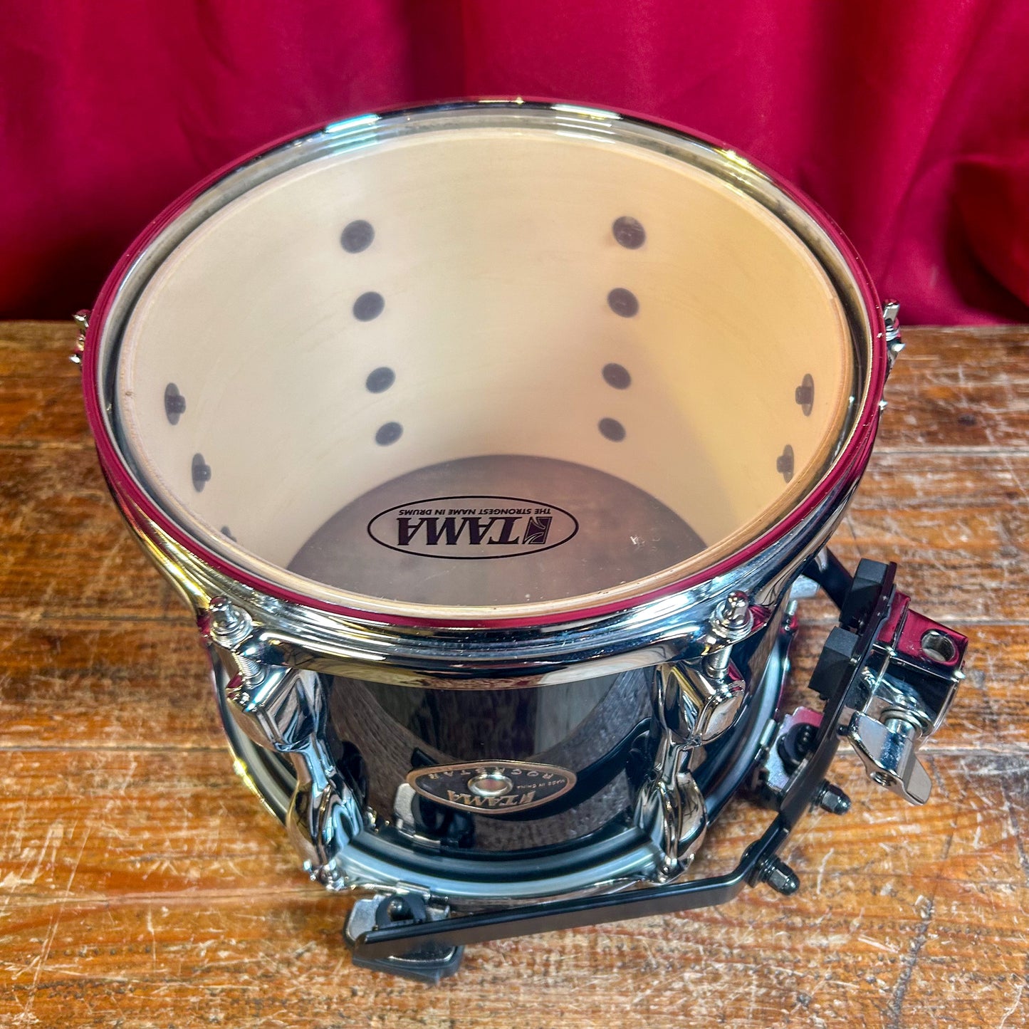 Tama Rockstar 8x10 Tom Drum Jet Black 10x8