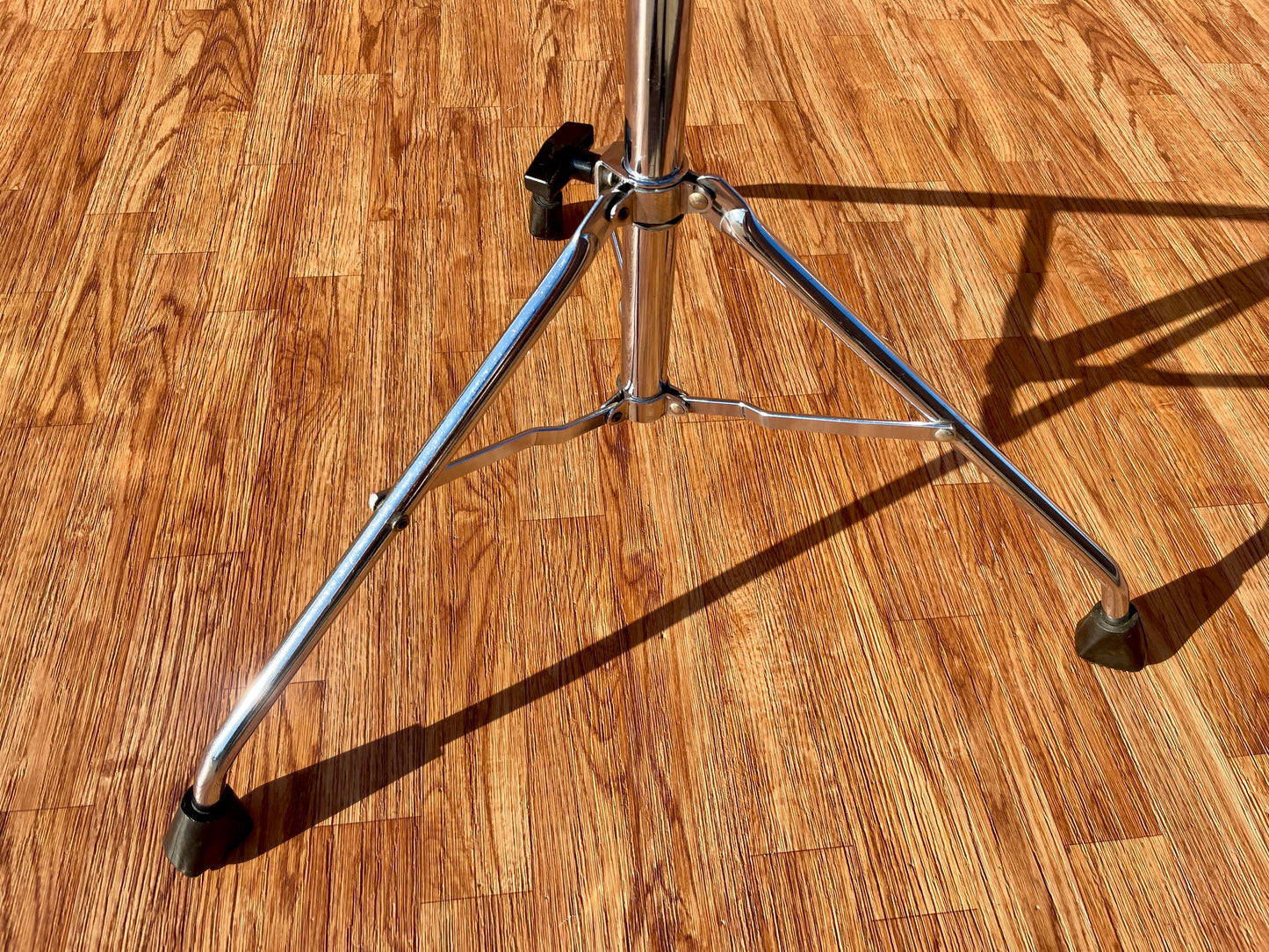 1970s Ludwig Hercules Atlas No. 1405 Straight Cymbal Stand Tubular Legs