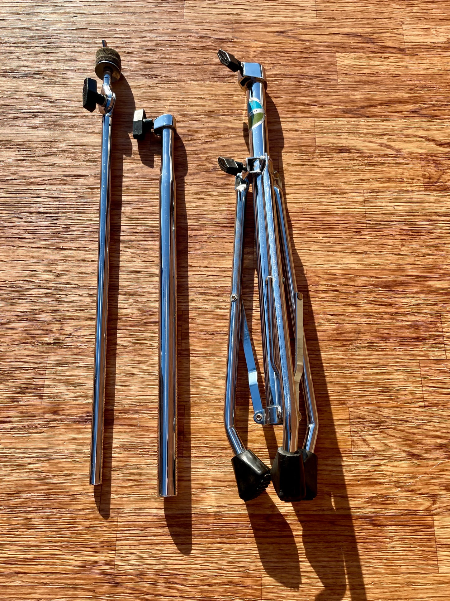 1970s Ludwig Hercules Atlas No. 1405 Straight Cymbal Stand Tubular Legs