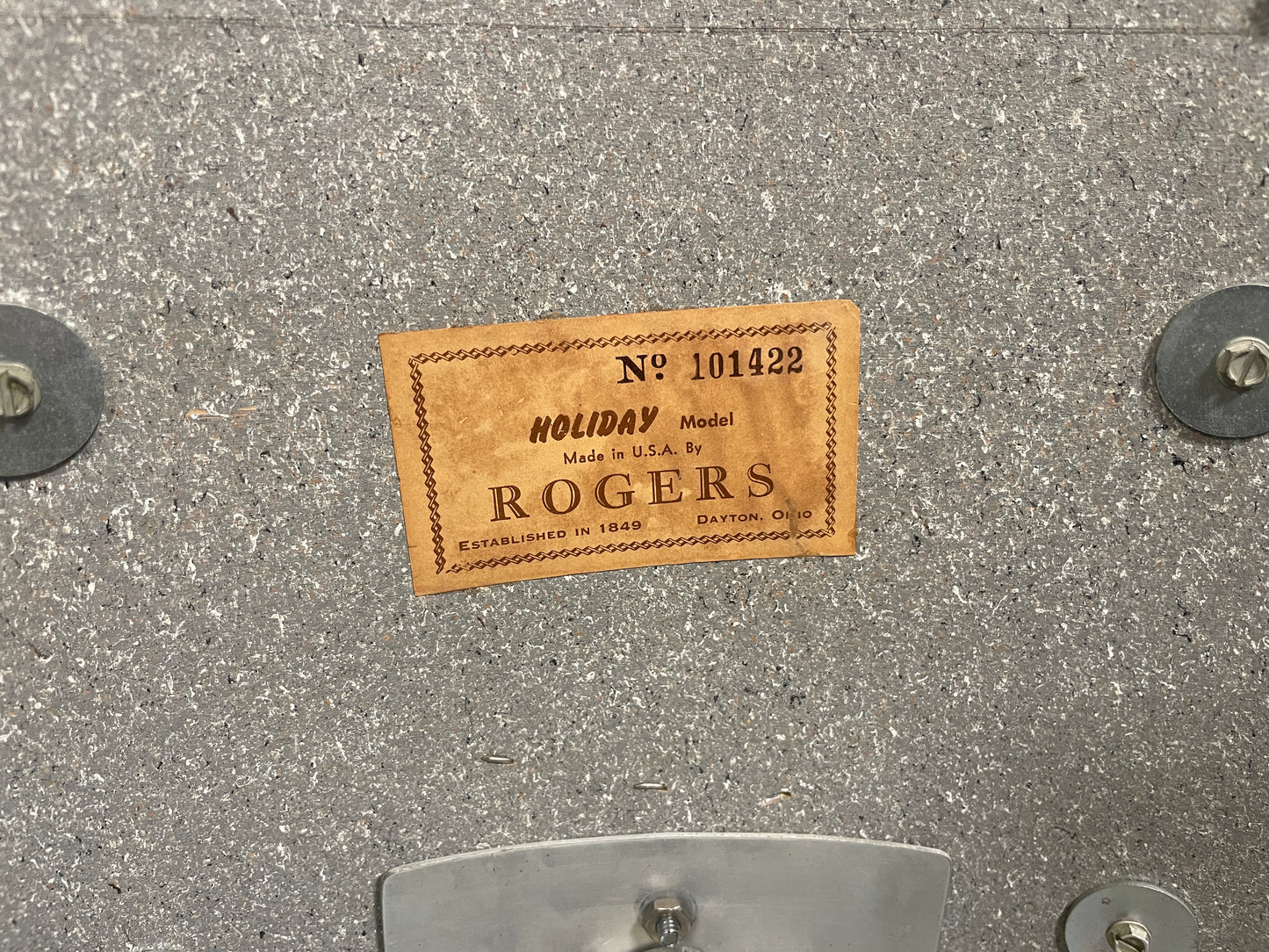 1960s Rogers Londoner Outfit Holiday Drum Set Green Sparkle 20/12/13/16