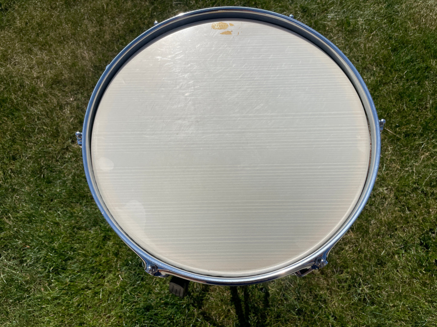 1958 Ludwig 3x13 Be-Bop Jazz Combo Trans Badge Snare Drum Jet Black Pearl