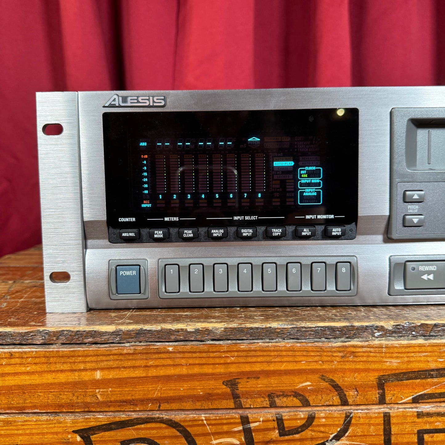 Alesis ADAT XT 8-Track Digital Audio Recorder w/ Manual #1 of 2