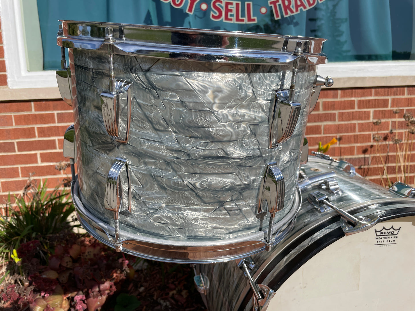 1967 Ludwig Super Classic Drum Set Sky Blue Pearl 22/13/16