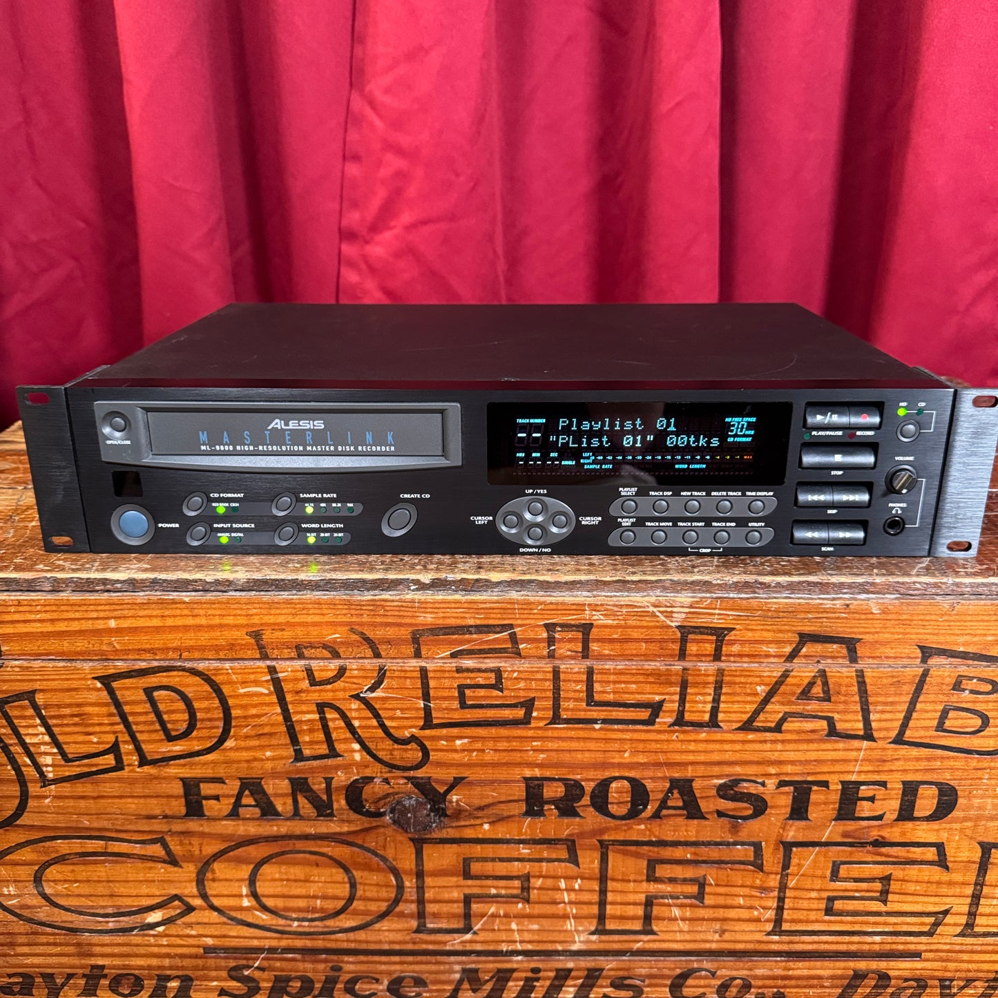 Alesis Masterlink ML-9600 High Resolution Masterdisk Recorder w/ Manual