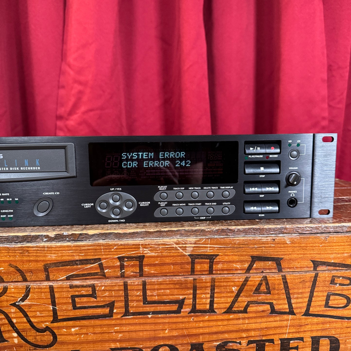 Alesis Masterlink ML-9600 High Resolution Masterdisk Recorder w/ Manual