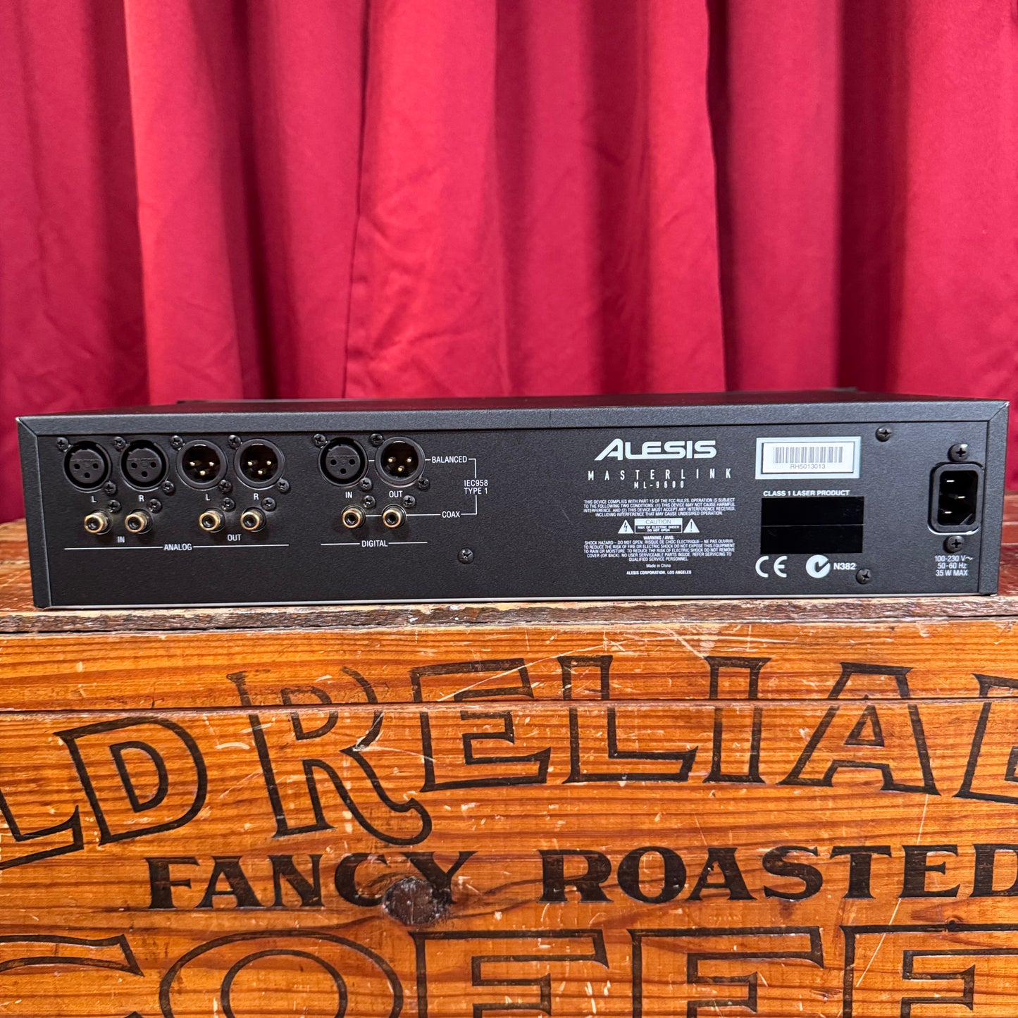 Alesis Masterlink ML-9600 High Resolution Masterdisk Recorder w/ Manual