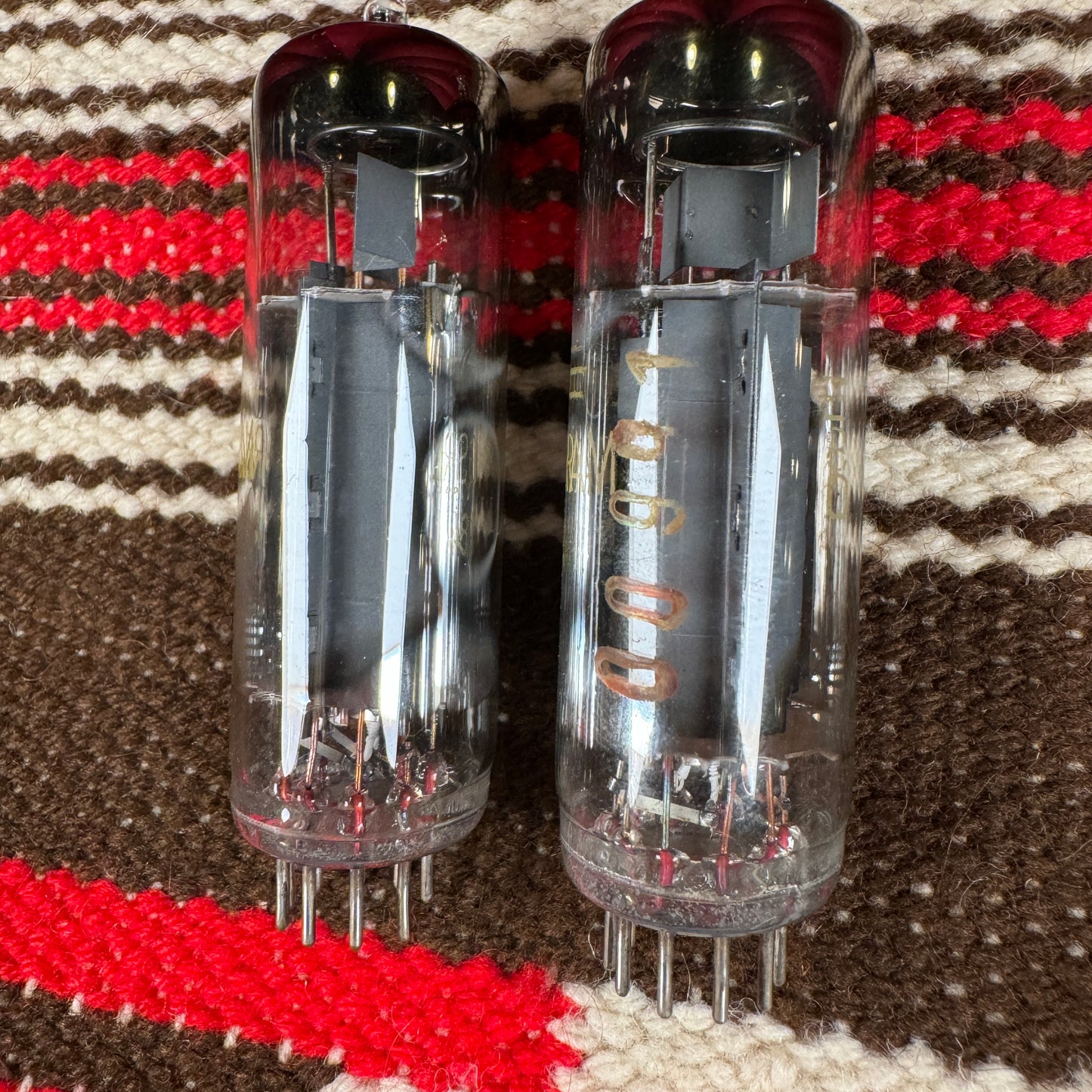 Tungsram EL84 Amplifier Power Tubes Pair Duet 6BQ5 #102