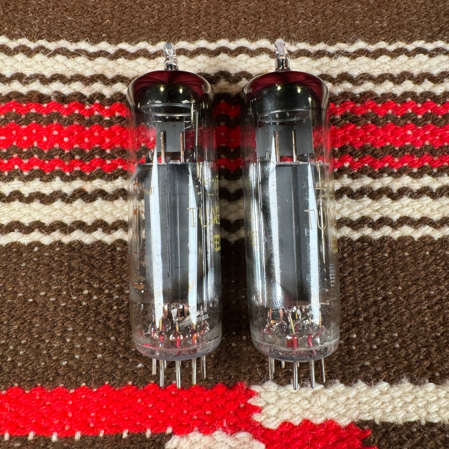 Tungsram EL84 Amplifier Power Tubes Pair Duet 6BQ5 #102