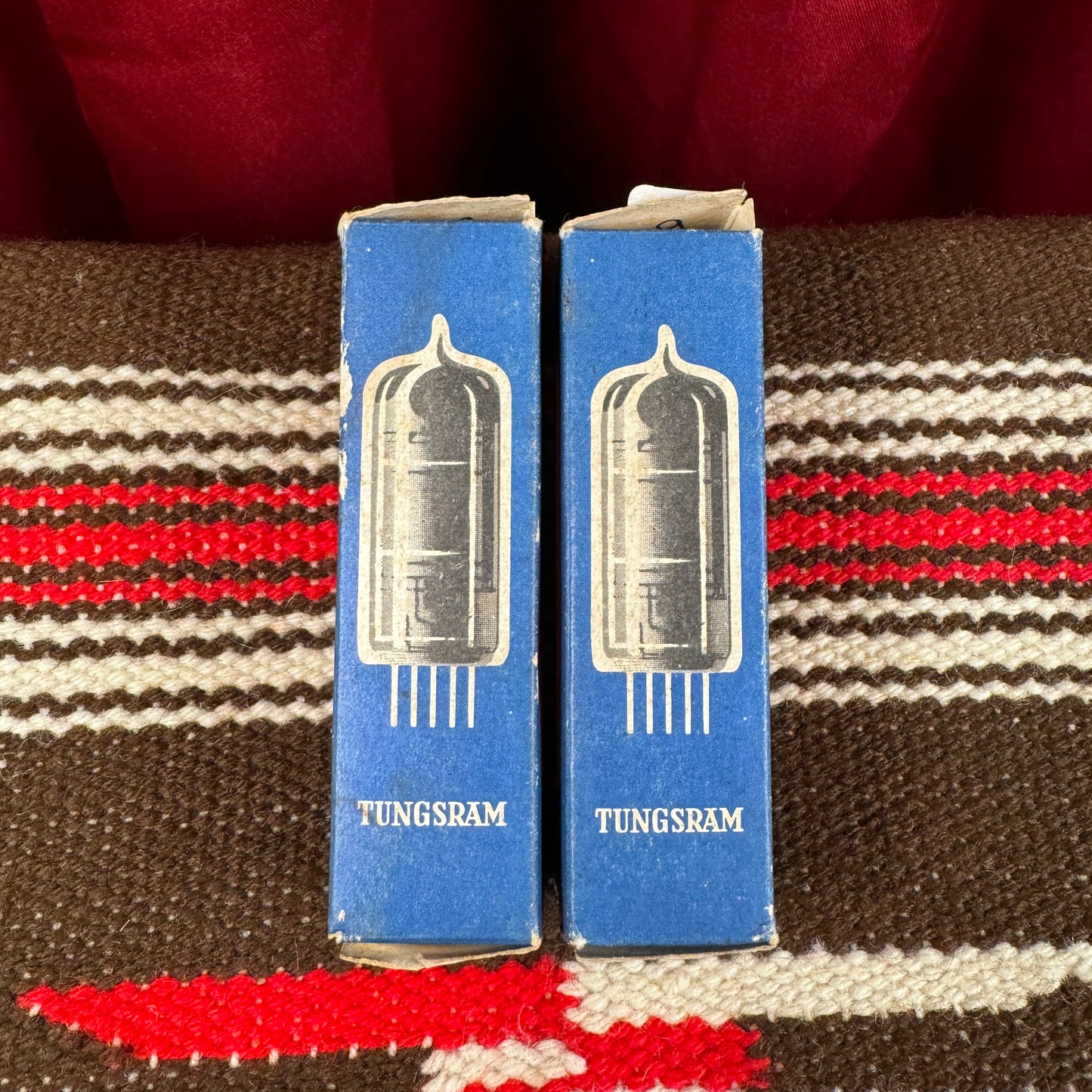 Tungsram EL84 Amplifier Power Tubes Pair Duet 6BQ5 #102