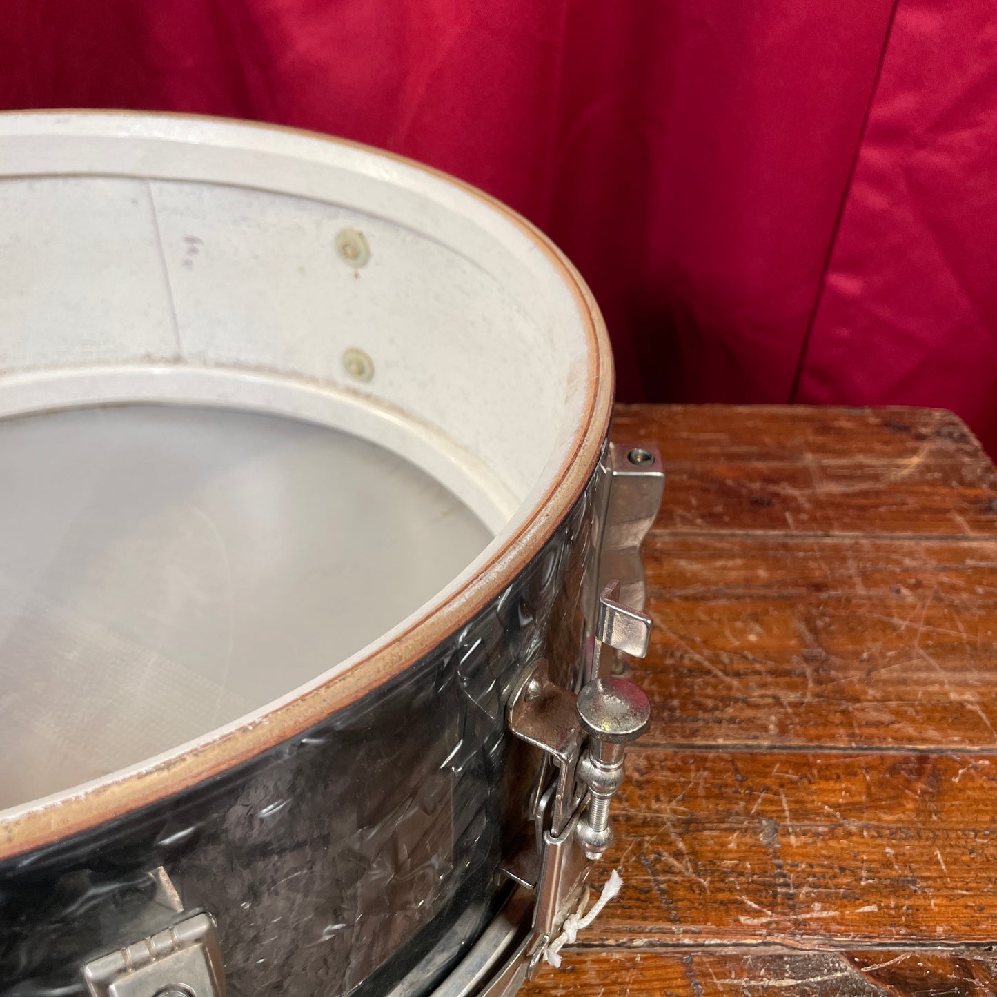 1963 Ludwig Pioneer 5x14 Snare Drum Black Diamond Pearl