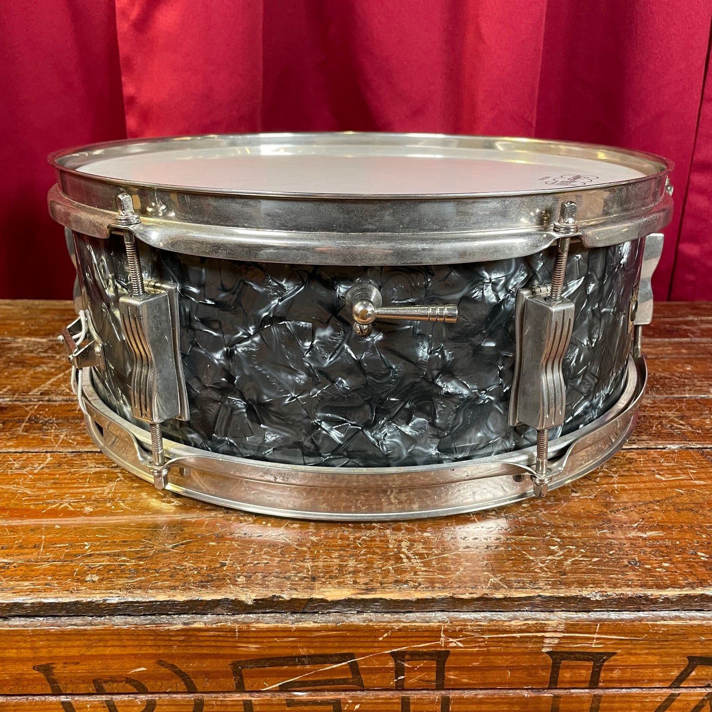 1963 Ludwig Pioneer 5x14 Snare Drum Black Diamond Pearl